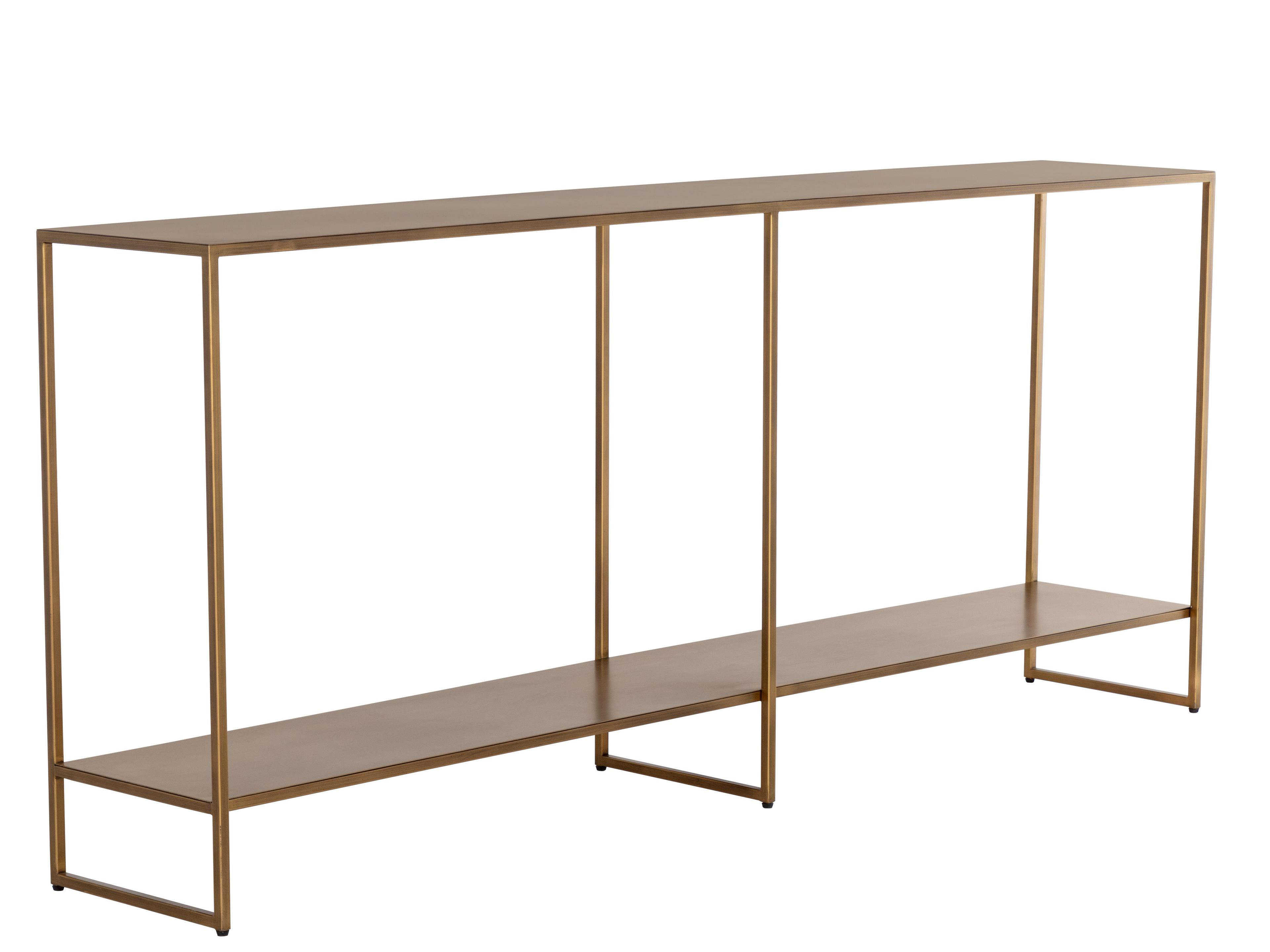 Eiffel Rectangular Metal Console Table