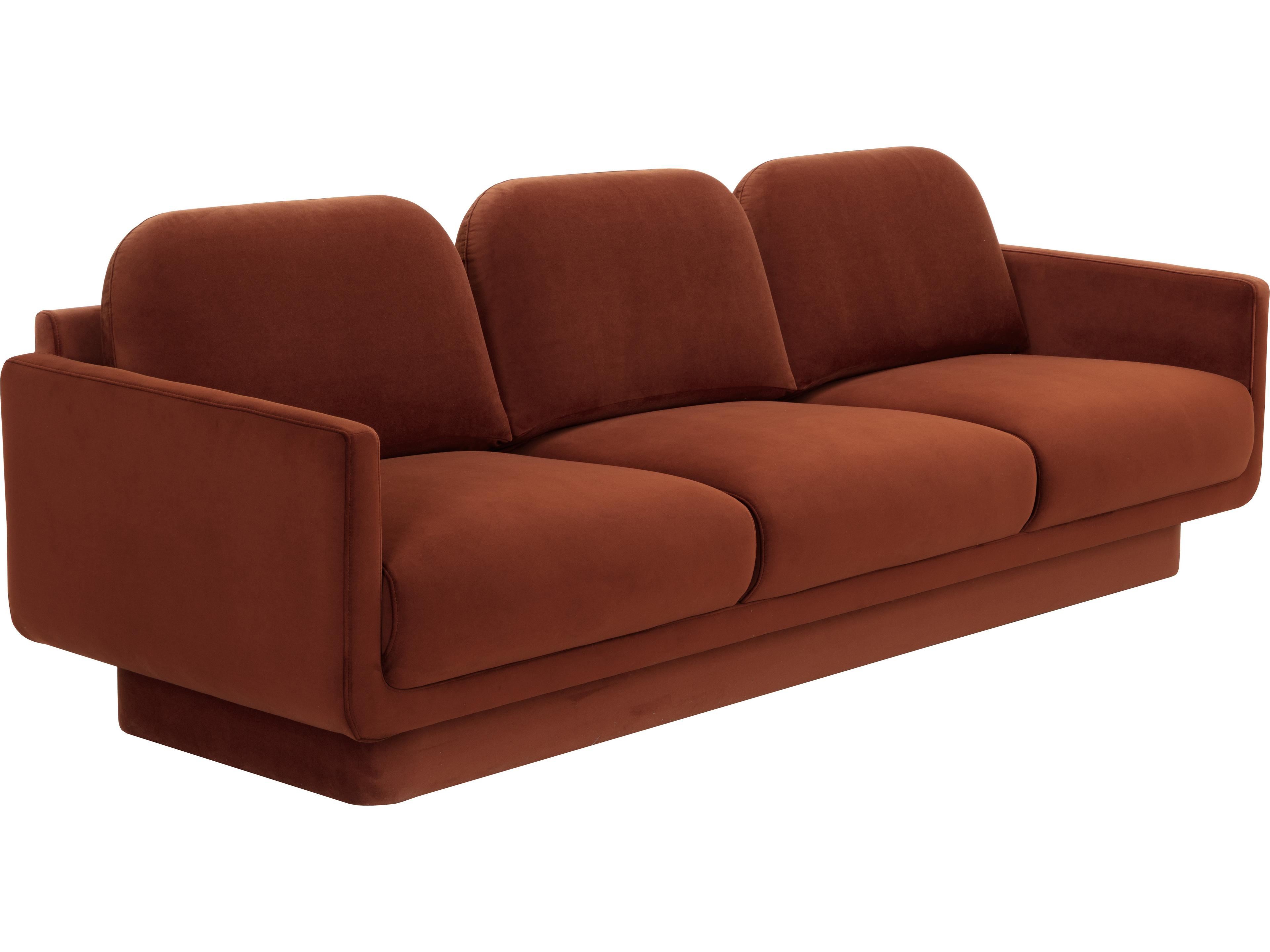 Sunpan Everton 97.5" Everton Sofa Meg Rust