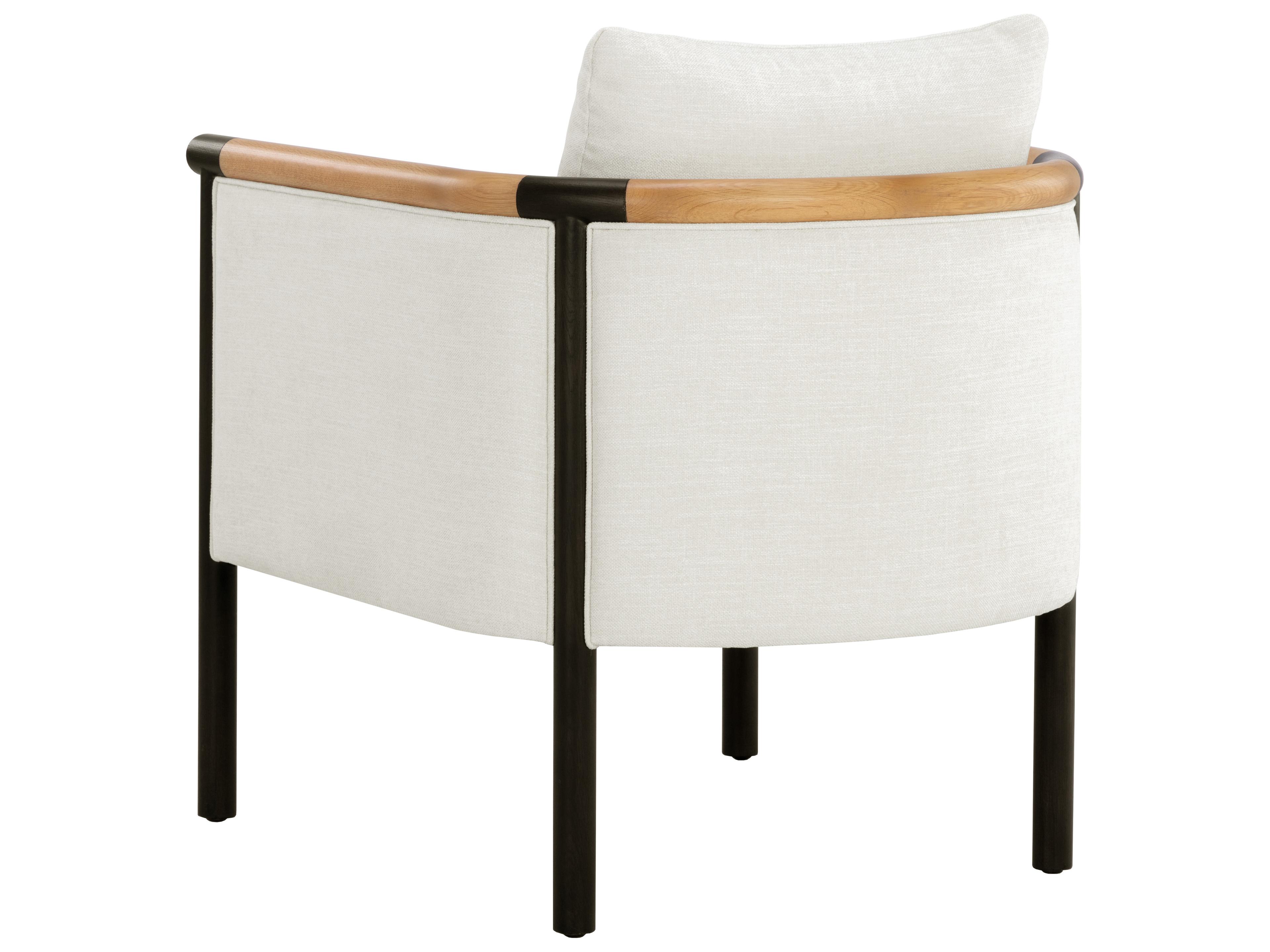 Sunpan Wilder 27.75" Wilder Lounge Chair Heather Ivory Tweed