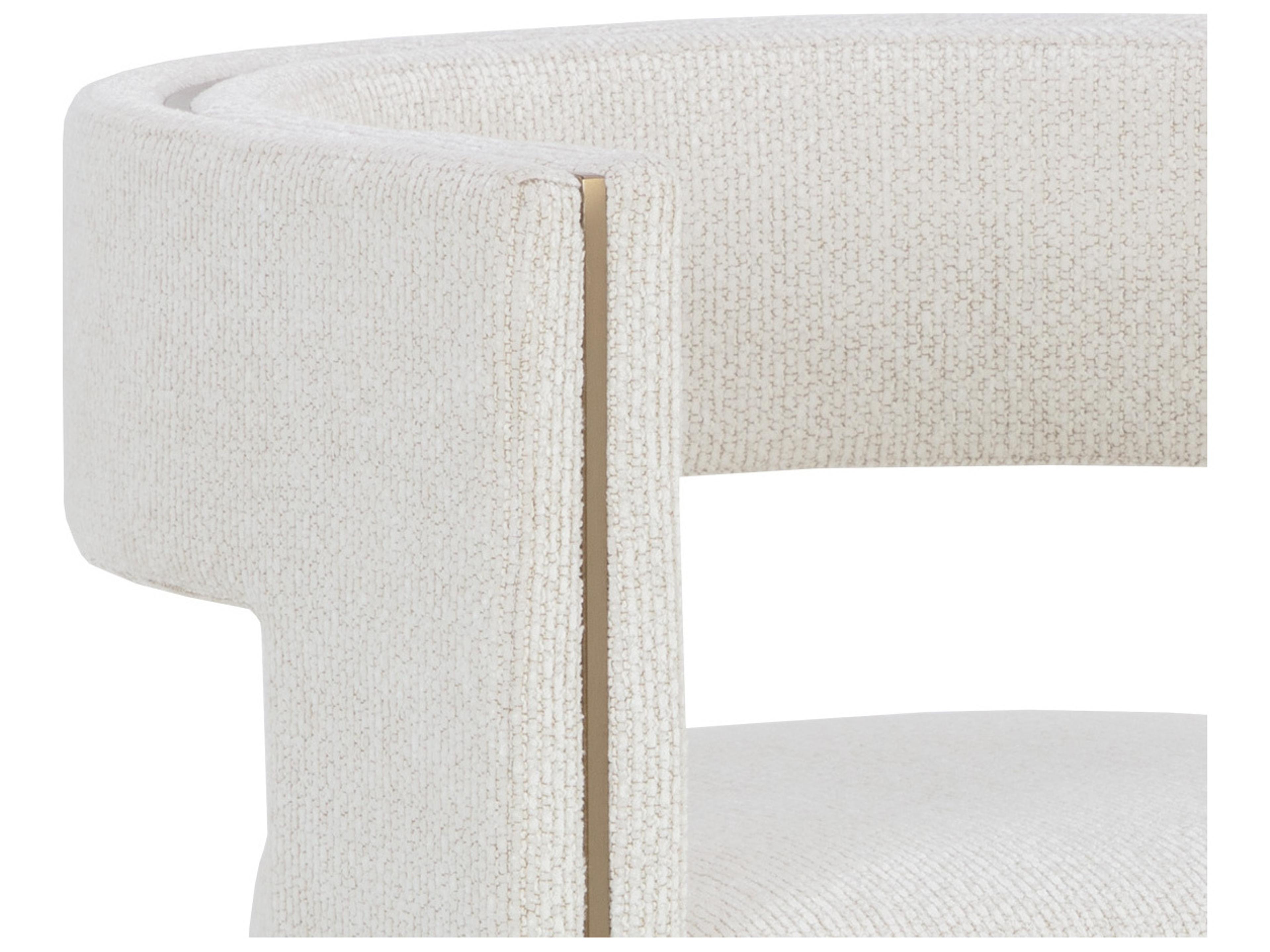 Sunpan Adamina Adamina Dining Armchair Rhea Light Barley