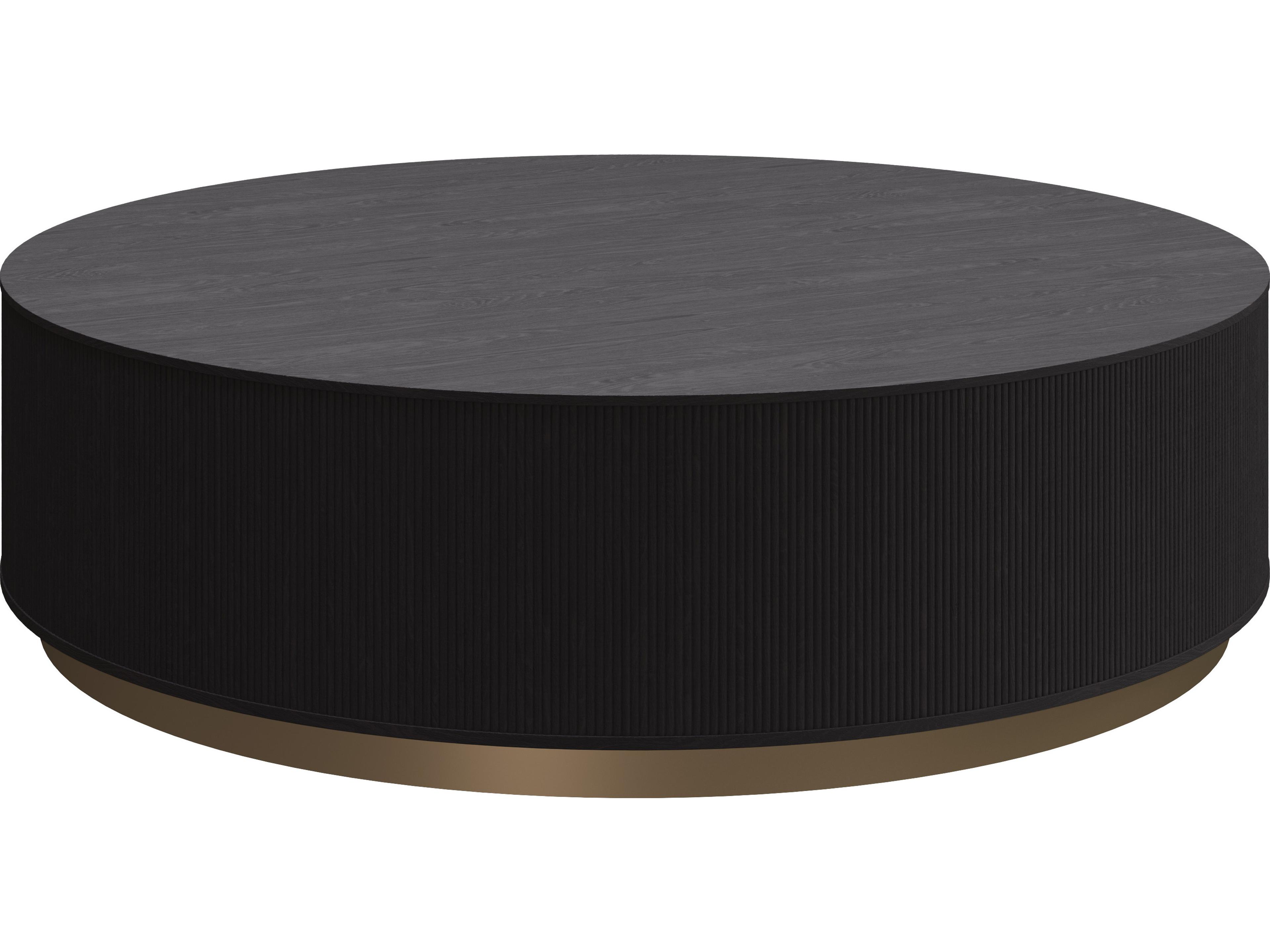 Kalla Coffee Table Charcoal Round Modern