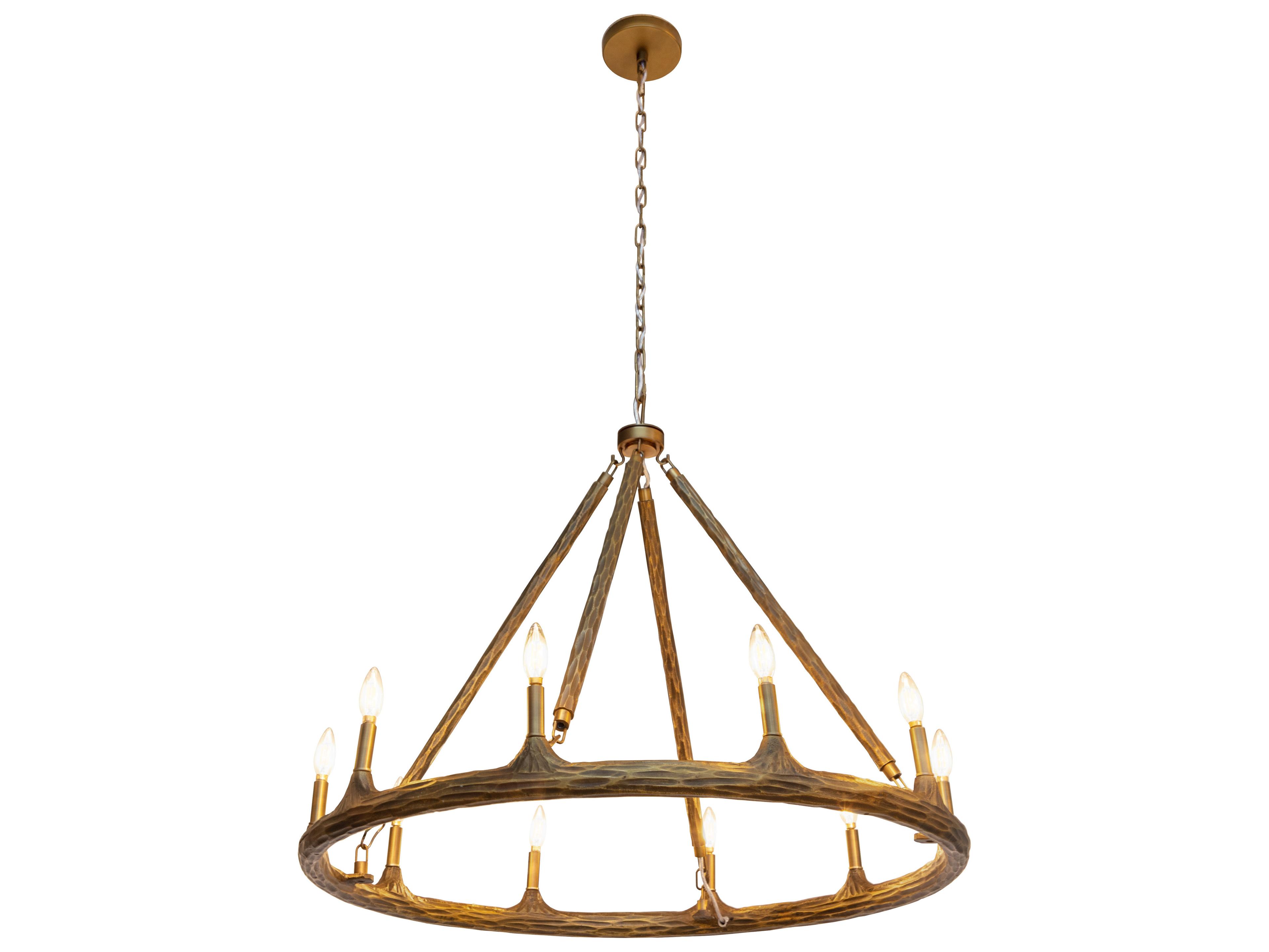 Wolfgang Gold Traditional Round Chandelier