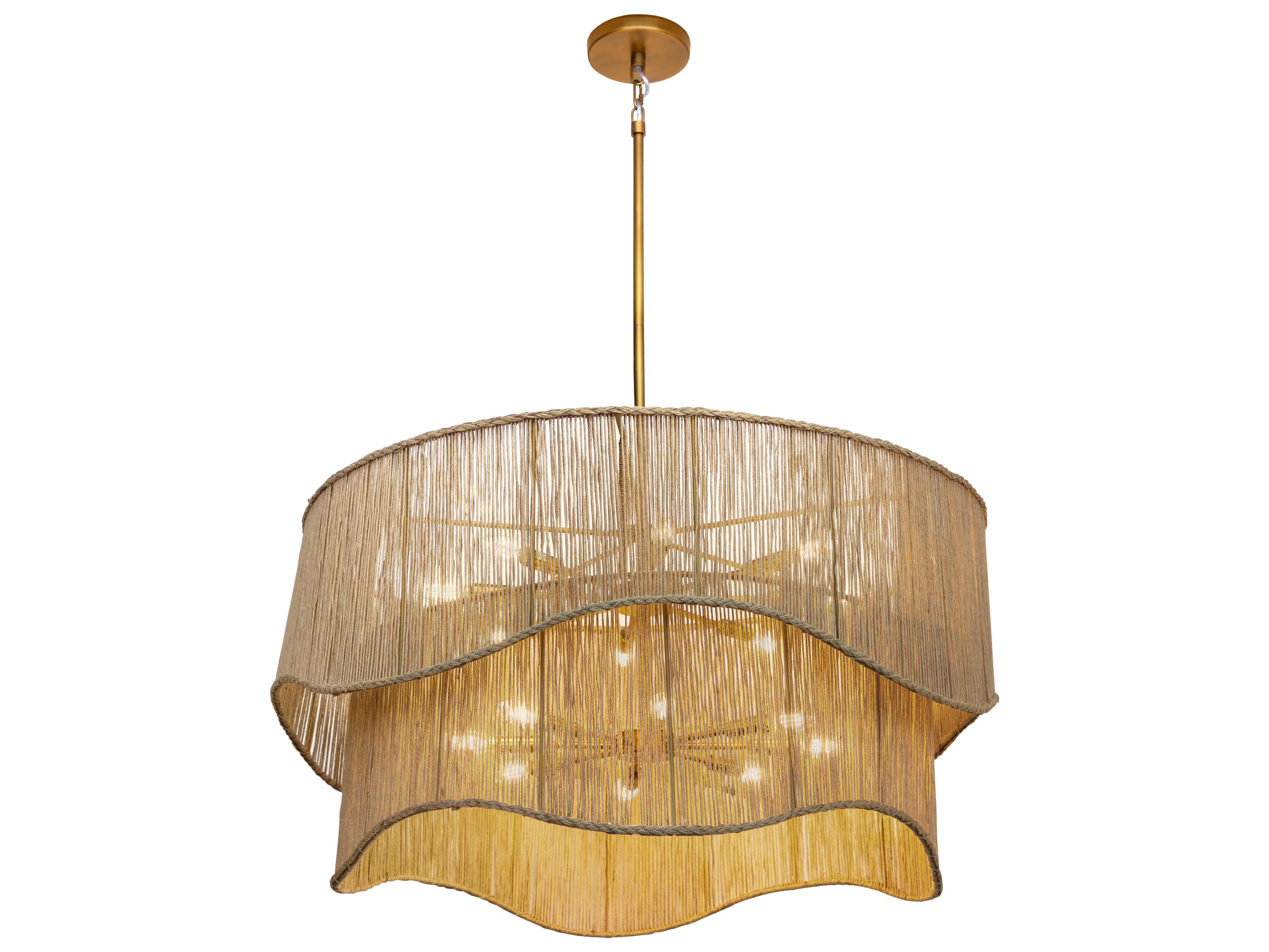 Rhine Brass Candelabra Chandelier