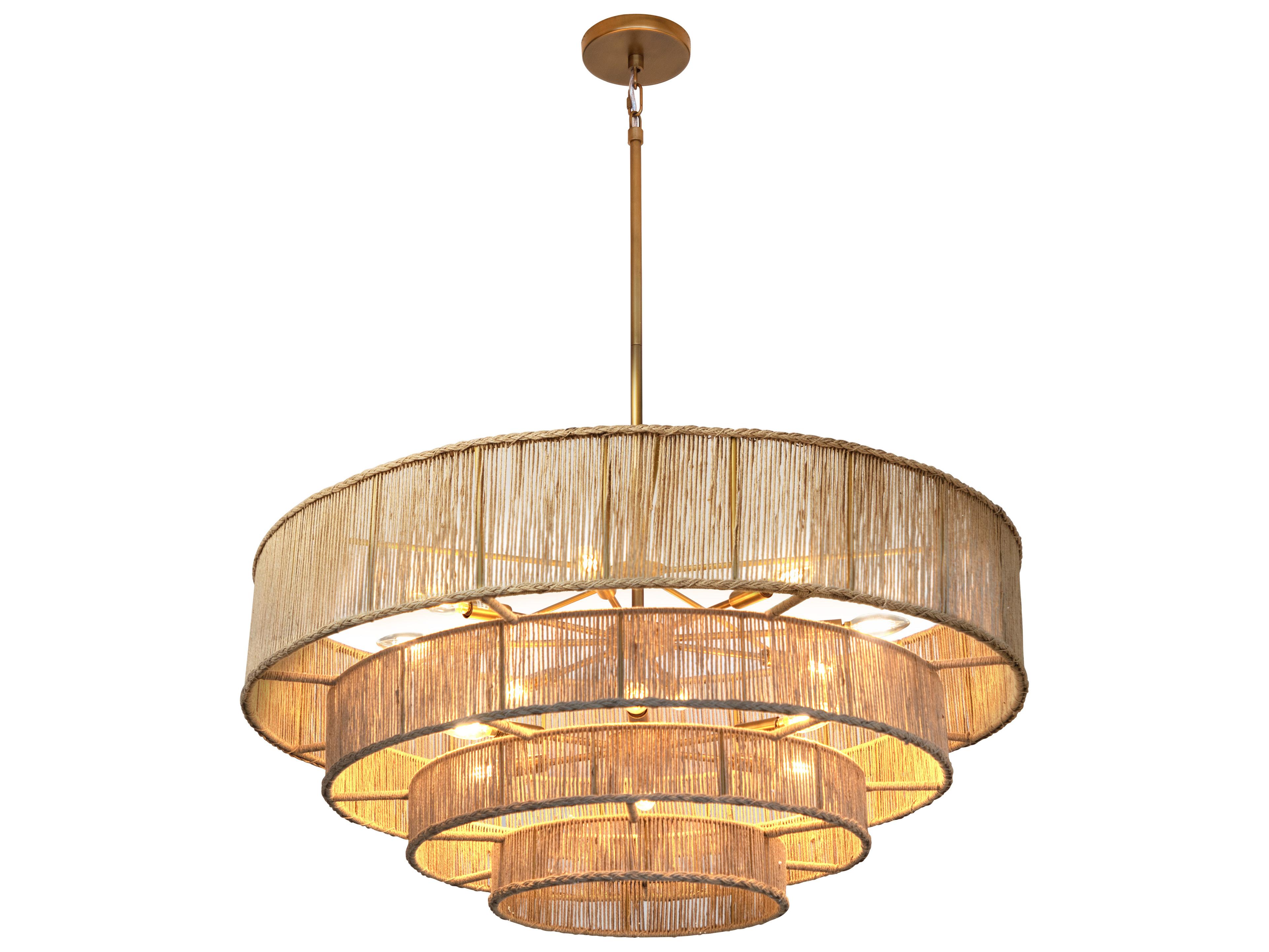 Lumina Brass Candelabra Chandelier