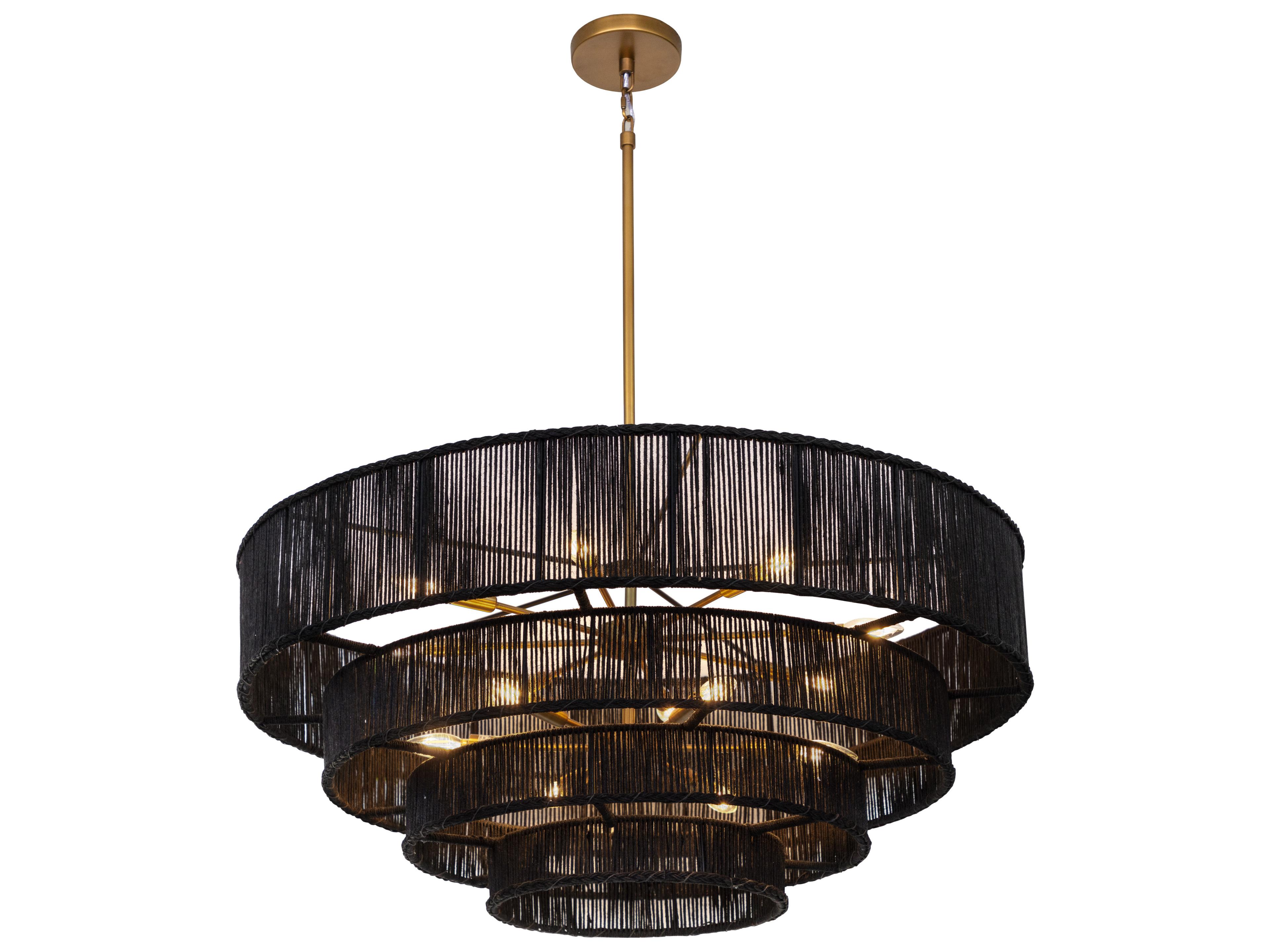 Lumina Black Candelabra Chandelier