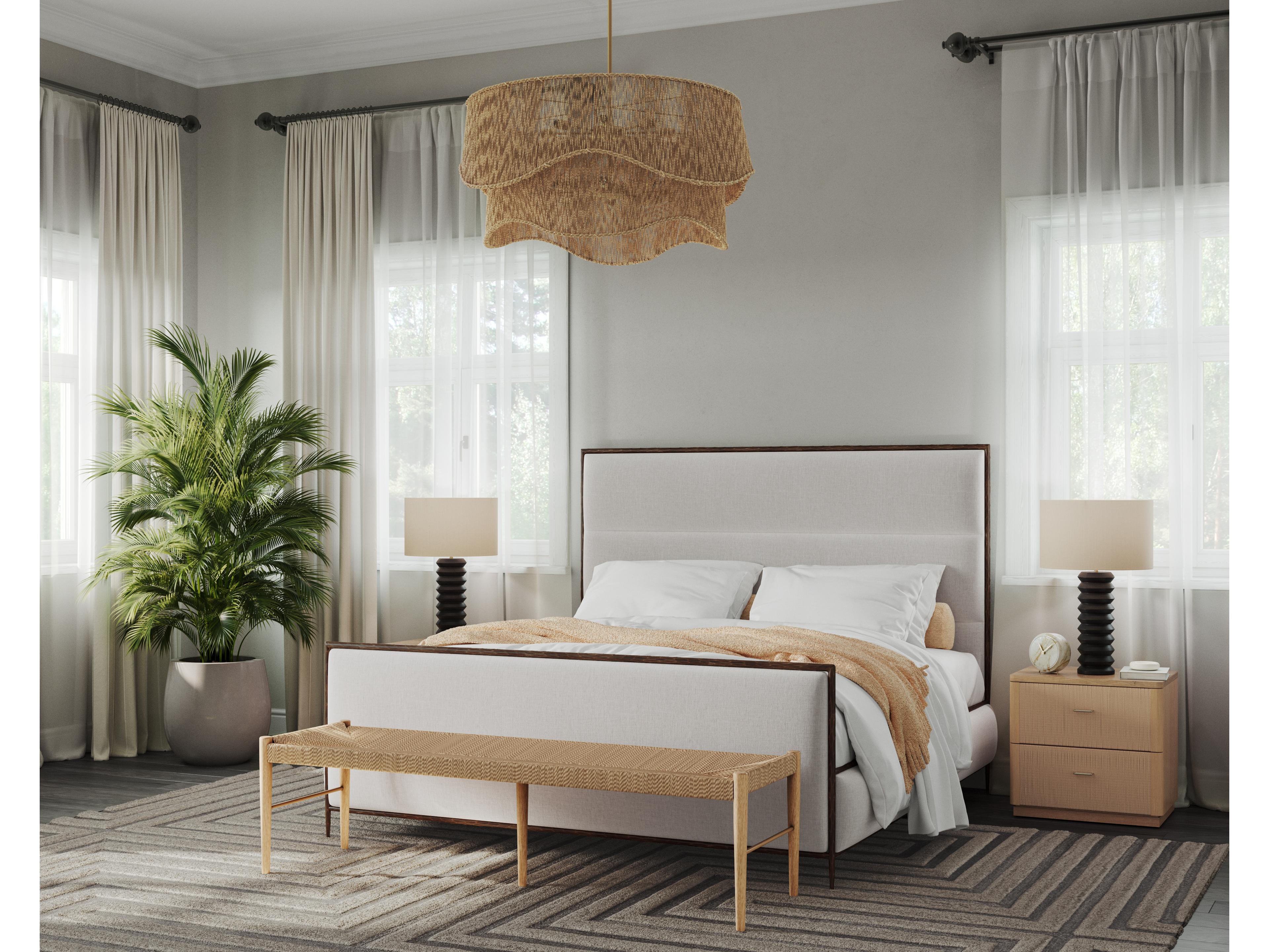 Sunpan Oletto Cream Black Table Lamp