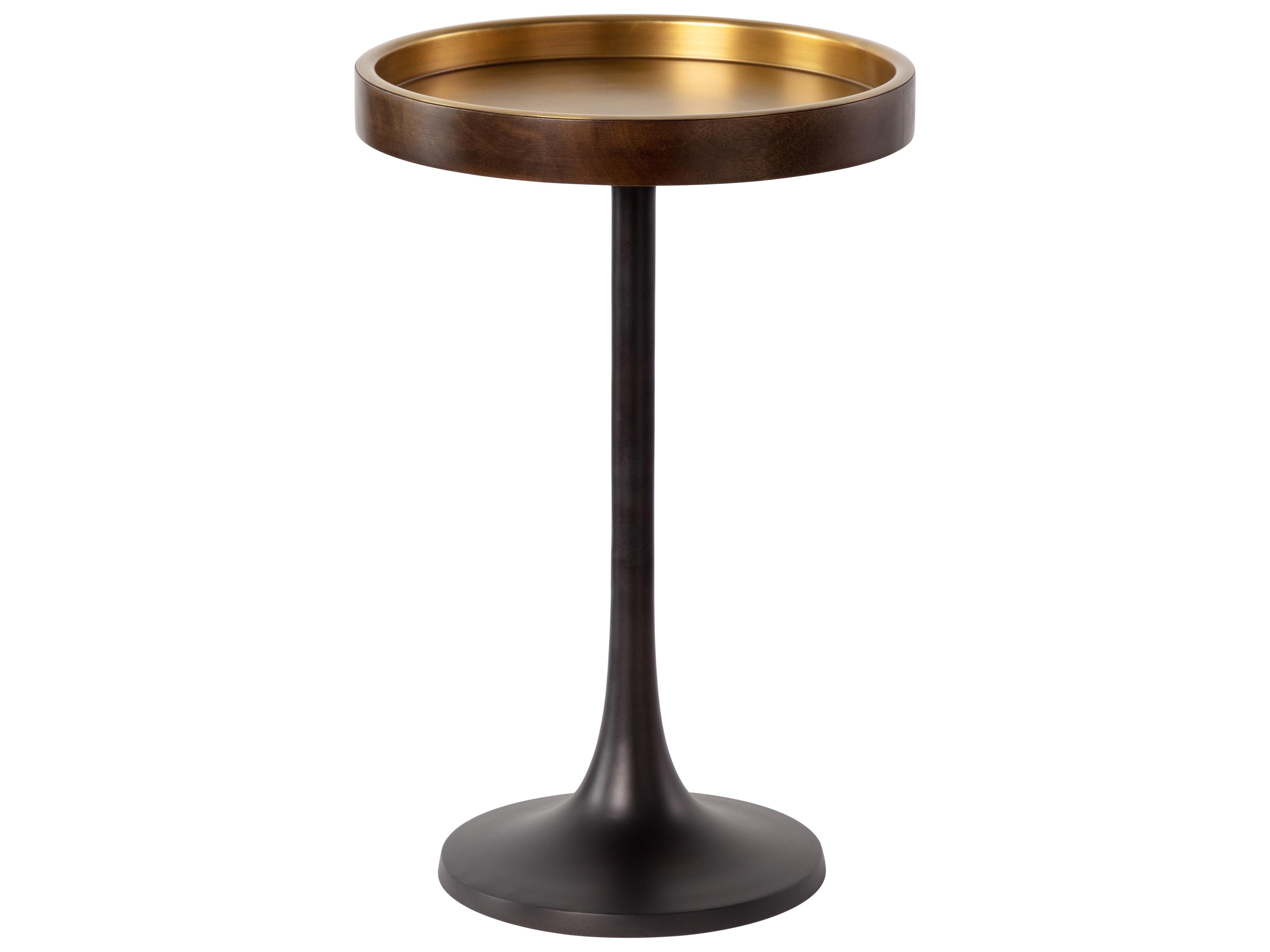 Tekoa End Table Round Mixed Material