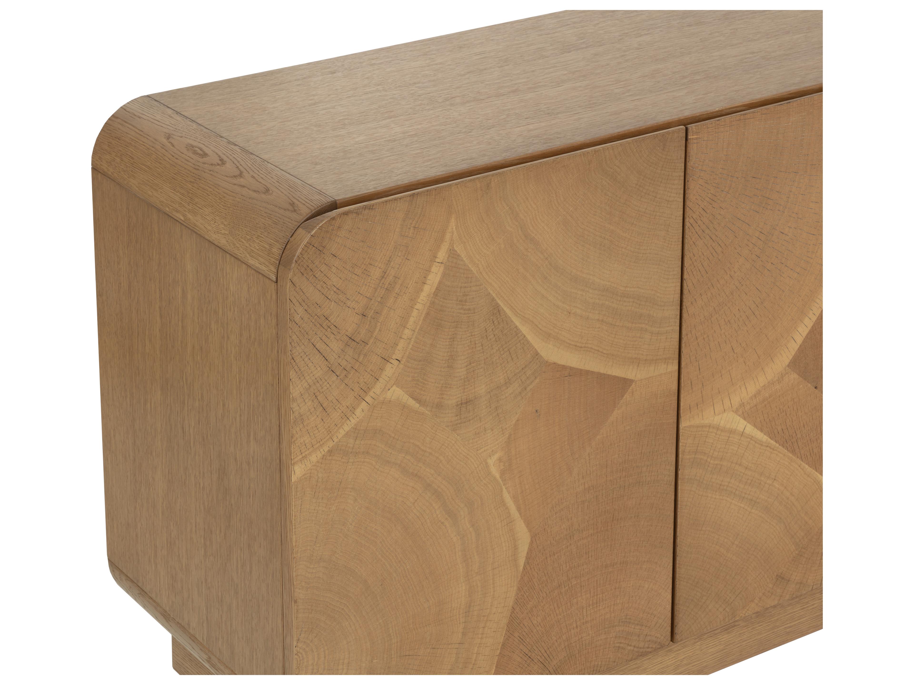 Sunpan Fauna 88" Oak Wood Brown Sideboard