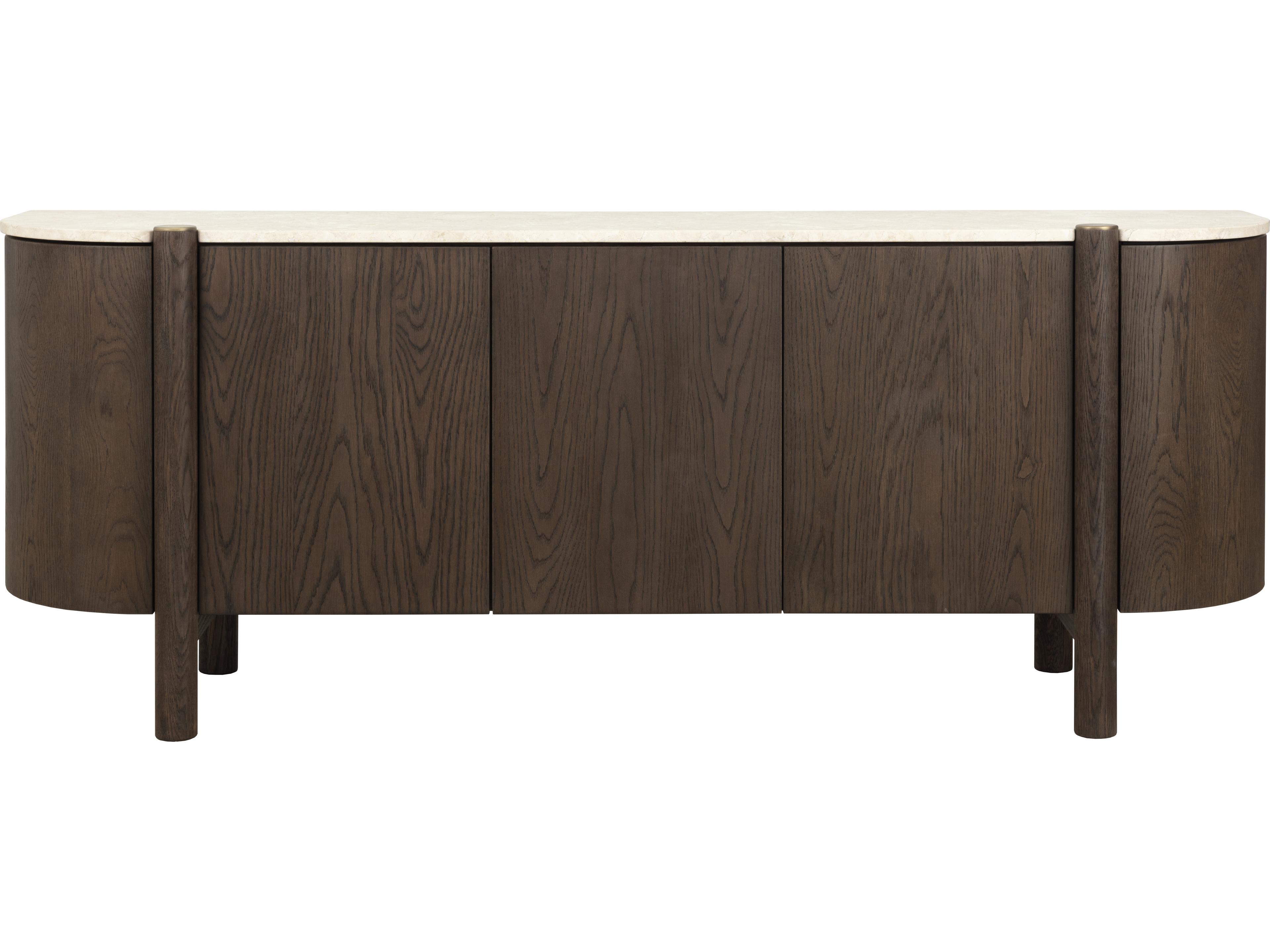 Sunpan Banyan 87" Oak Wood Brown Sideboard