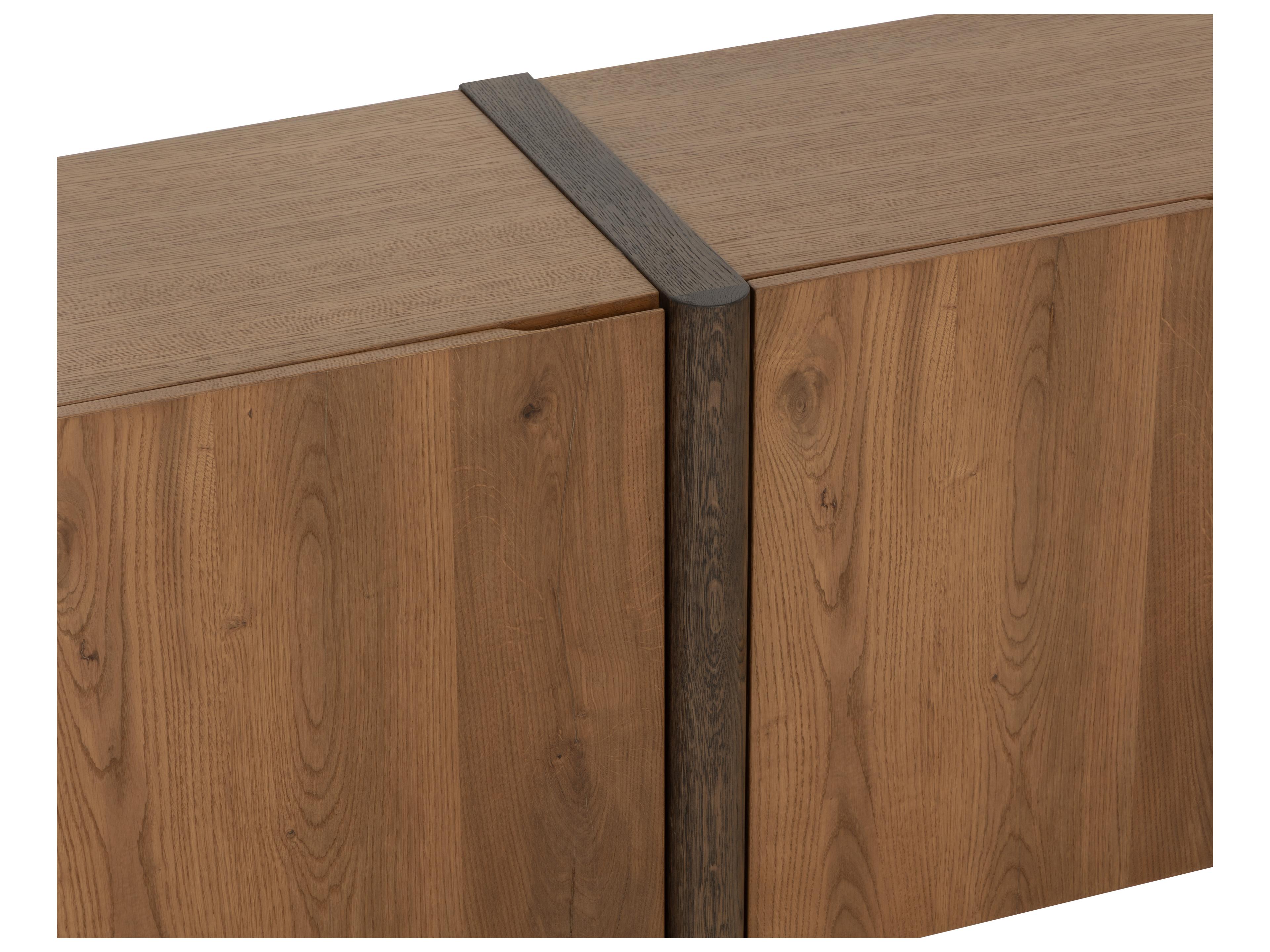 Sunpan Ewan 84" Oak Wood Brown Sideboard