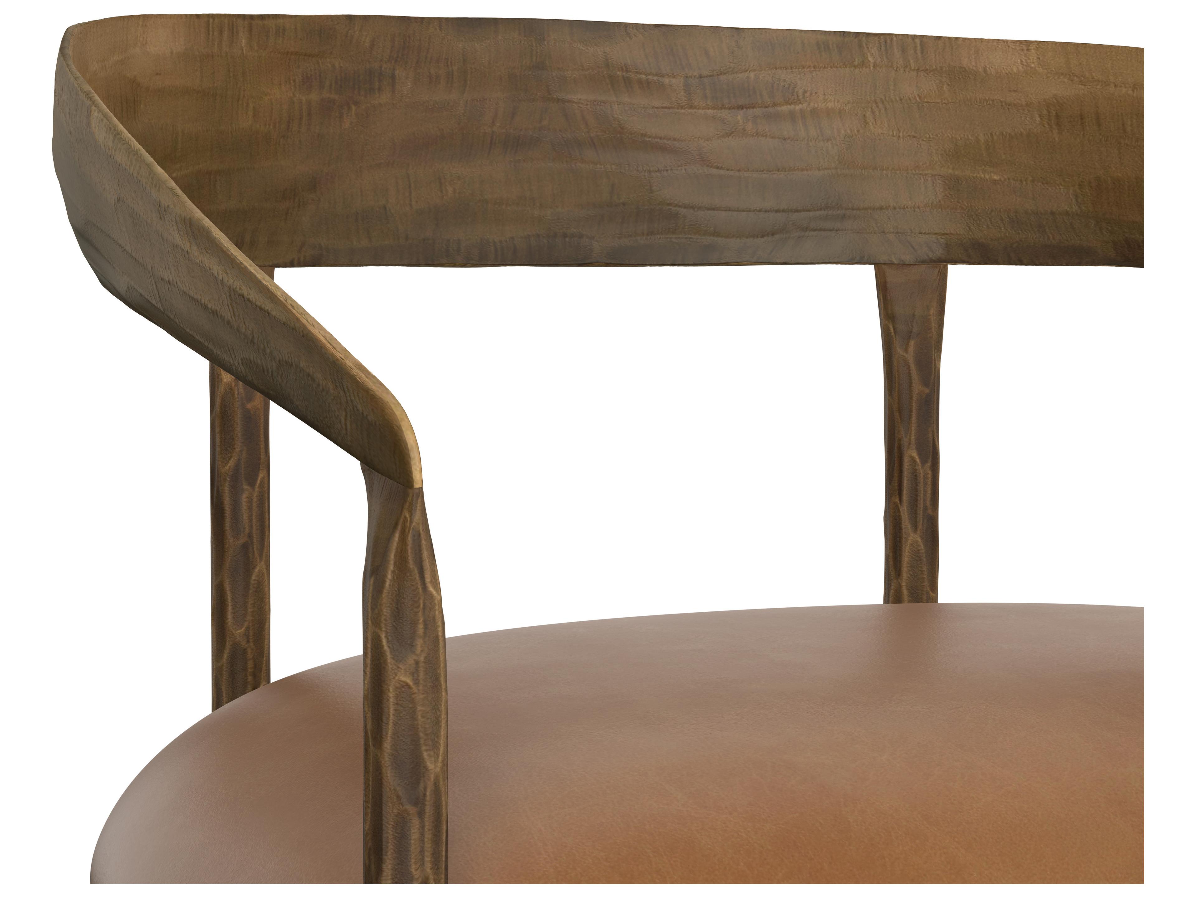 Sunpan Zanatta Zanatta Dining Armchair Tan Leather