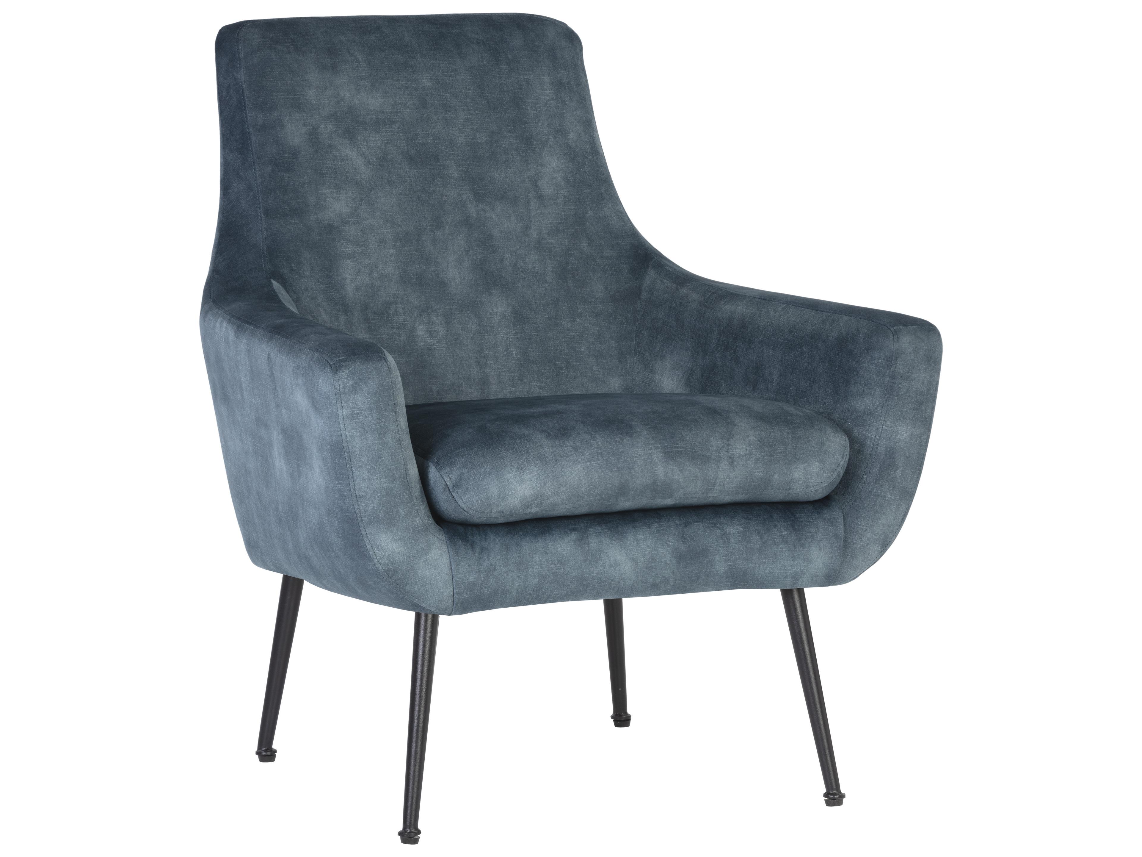 Aletta Gray Fabric Accent Chair