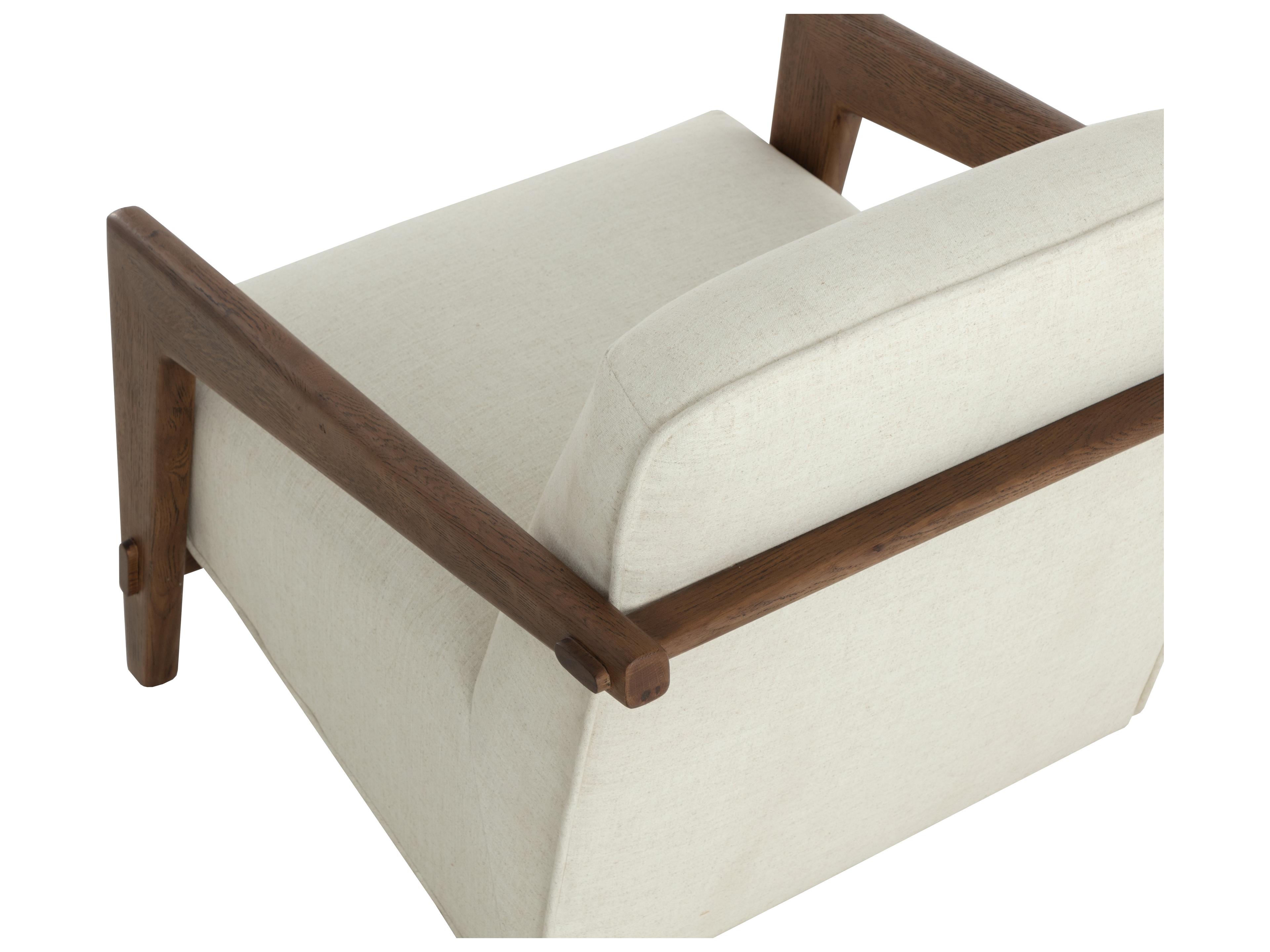 Sunpan Bosco Cream Accent Chair