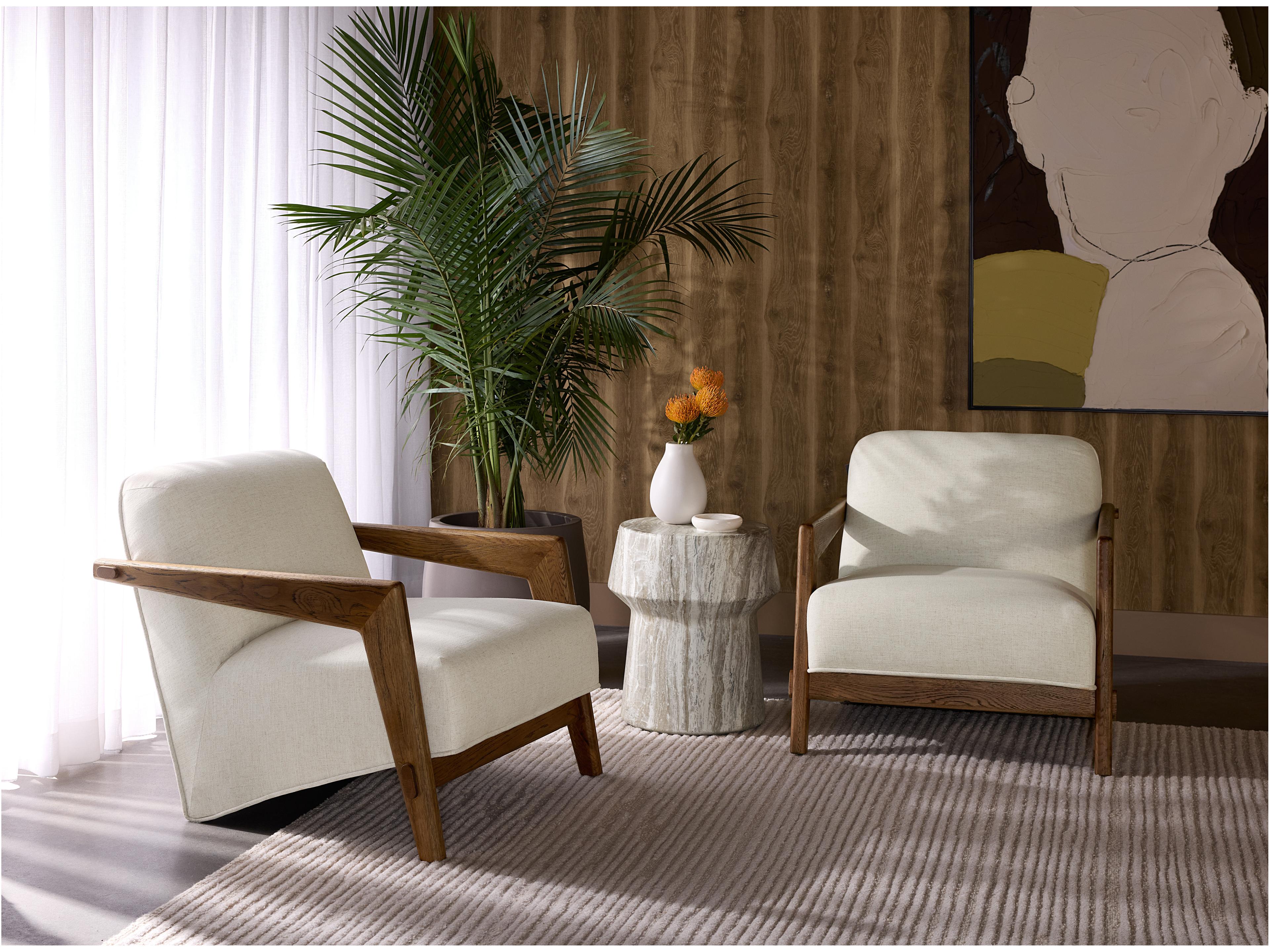 Sunpan Bosco Cream Accent Chair