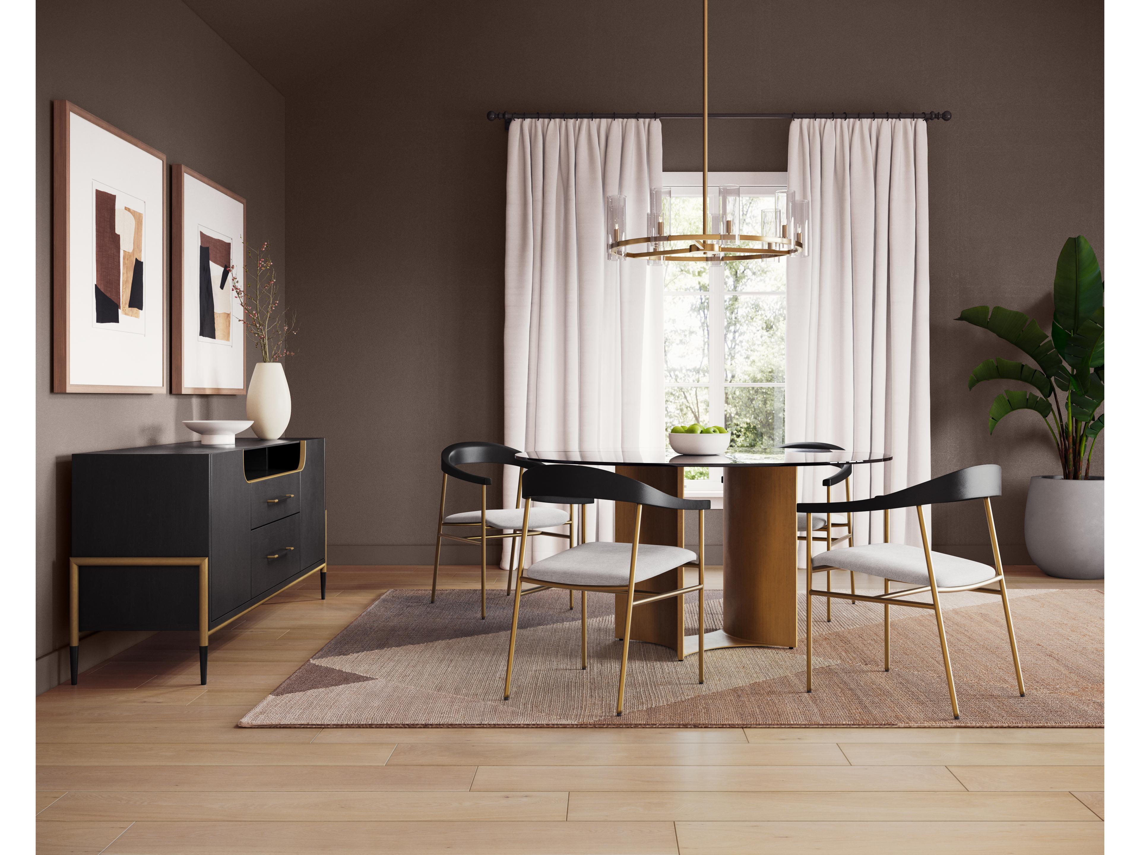 Sunpan Oswego 120" x 96" Geometric Area Rug