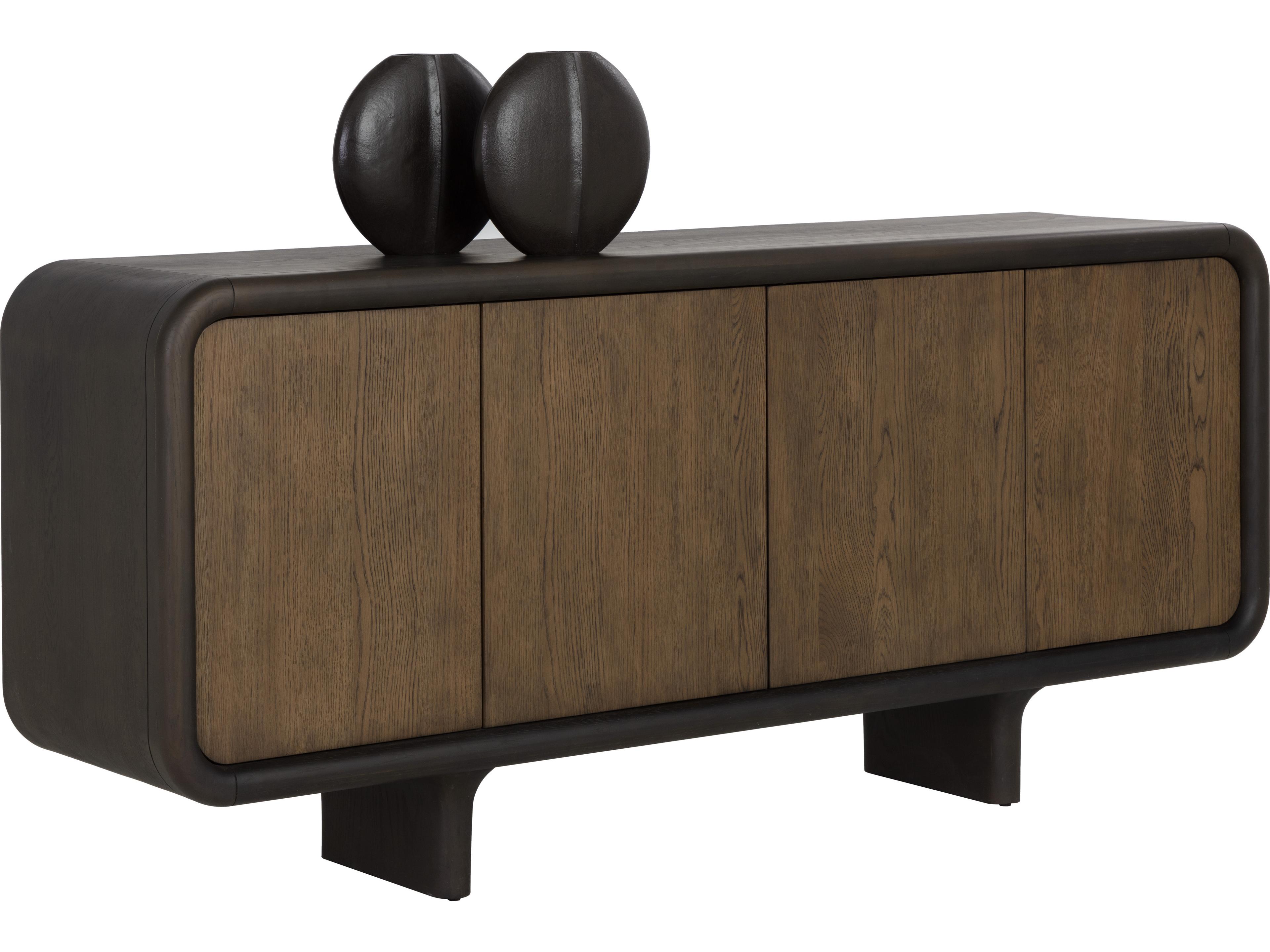 Sunpan Pascoe 76" Oak Wood Brown Sideboard
