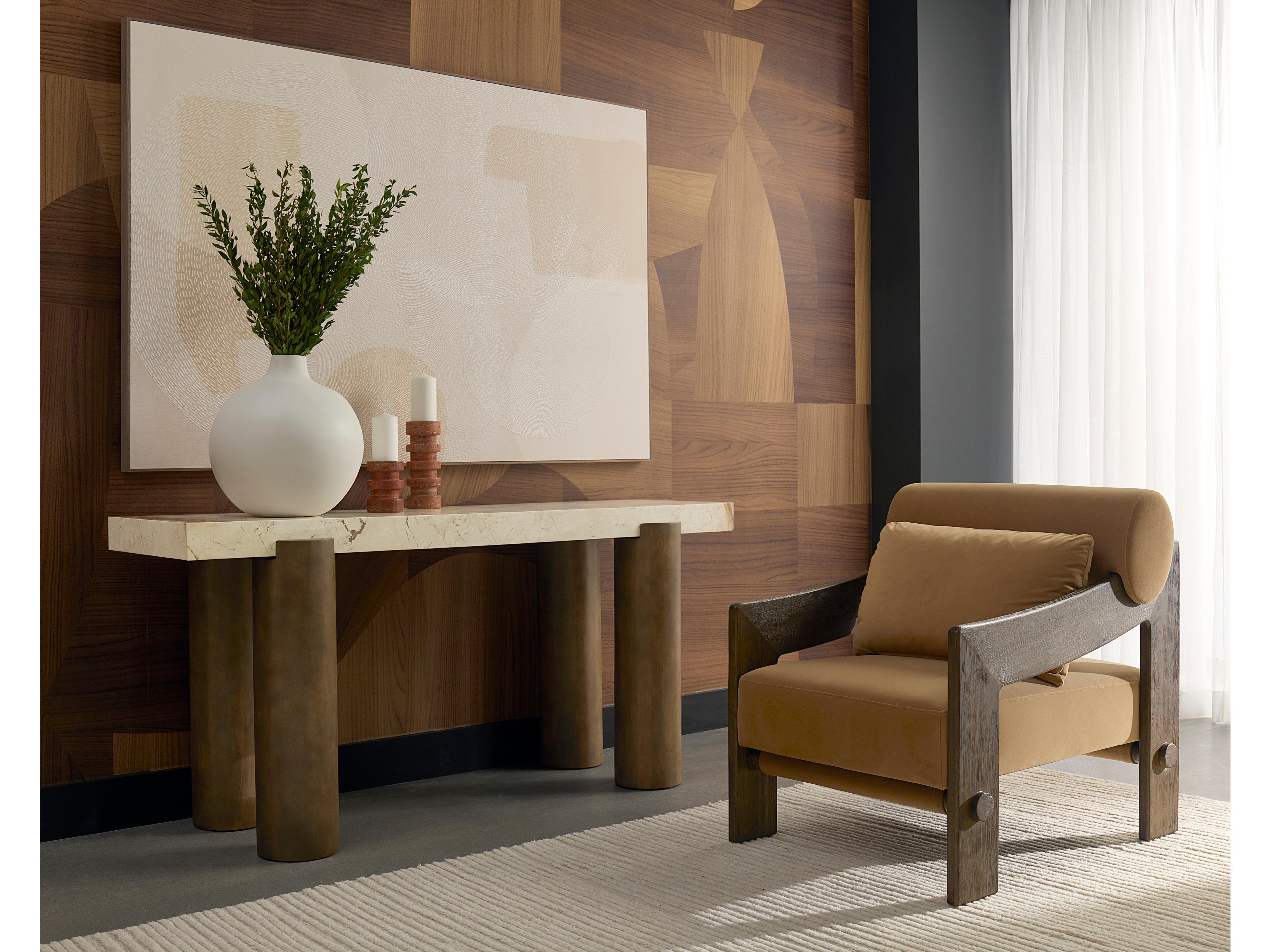 Sunpan Reizo Brown Accent Chair