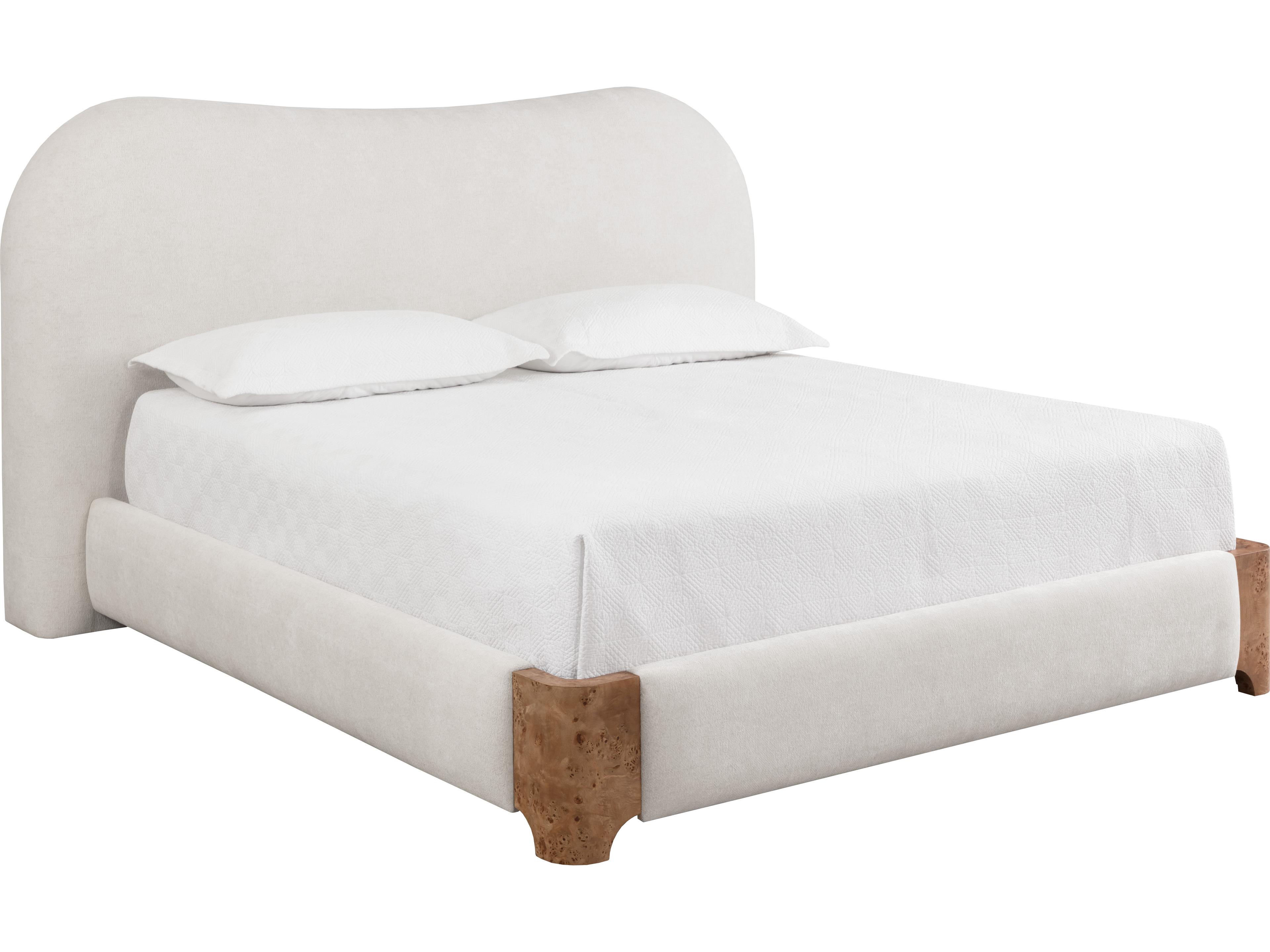 Knowles Bed in King in Eclipse White