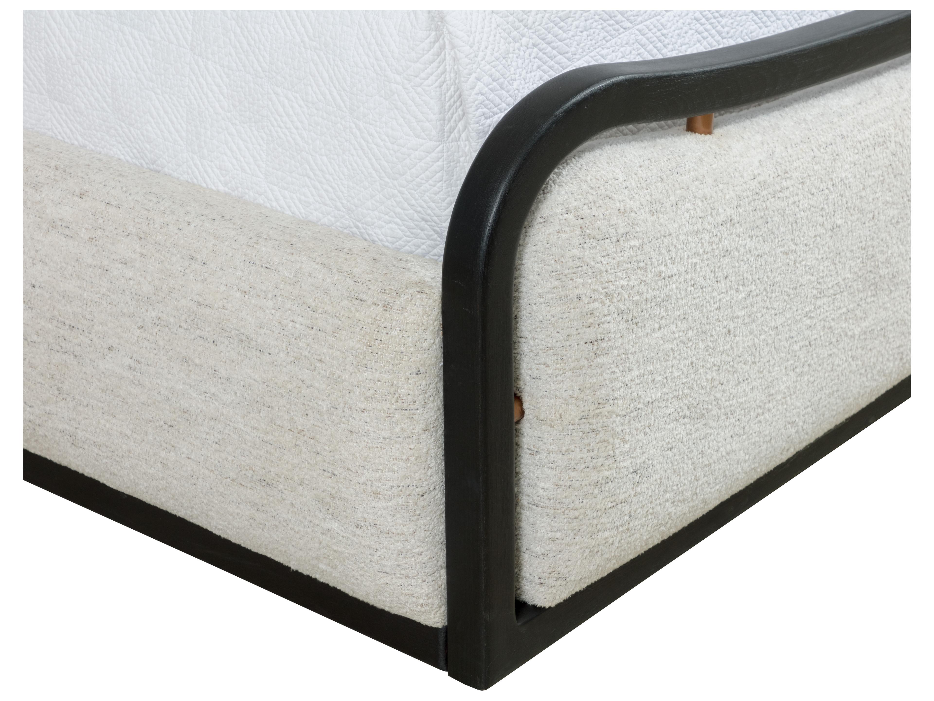 Sunpan Junia Bed in King in Hailey Moon