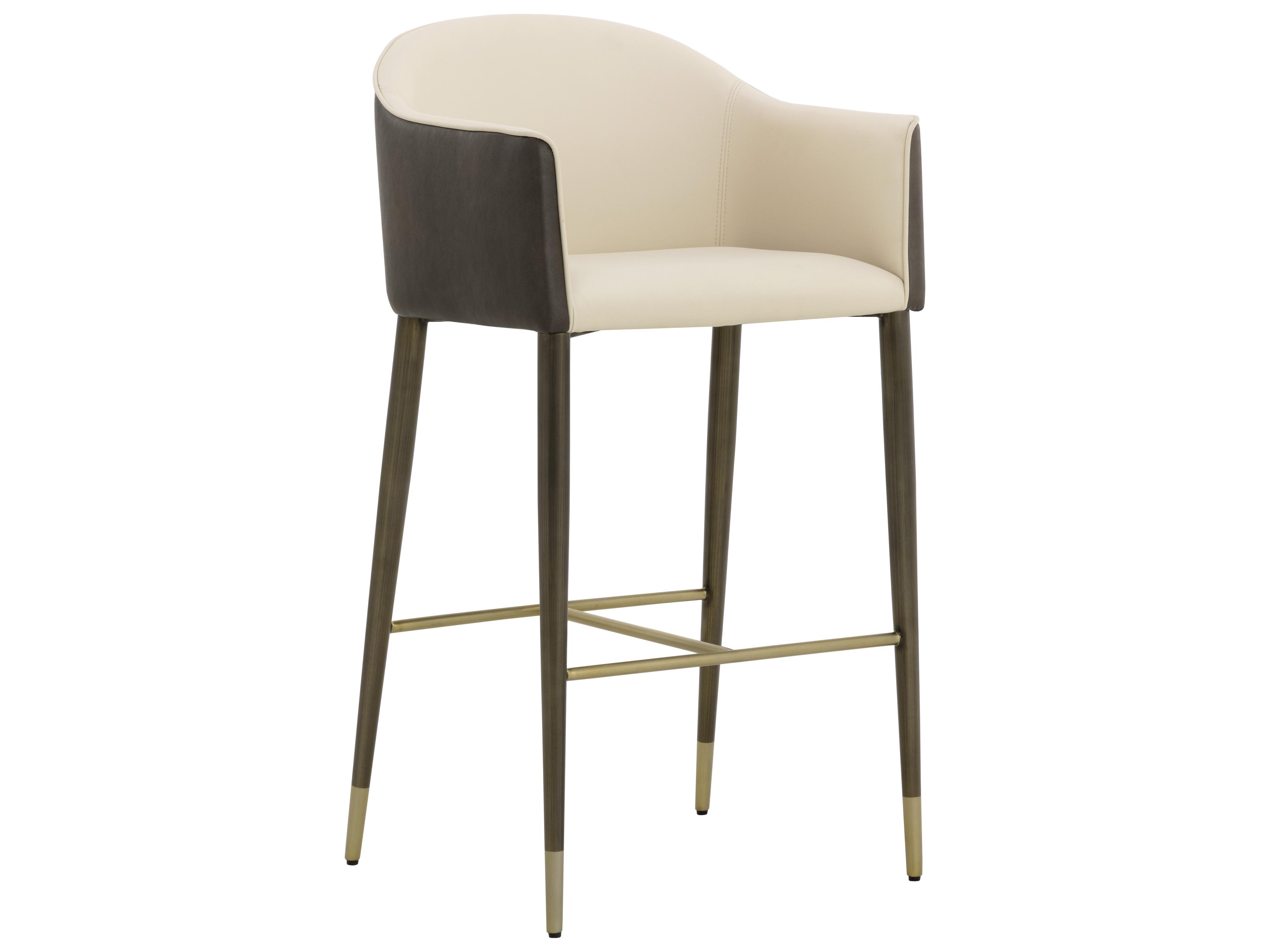 Kylin Barstool in Dillon Cream / Bravo Ash