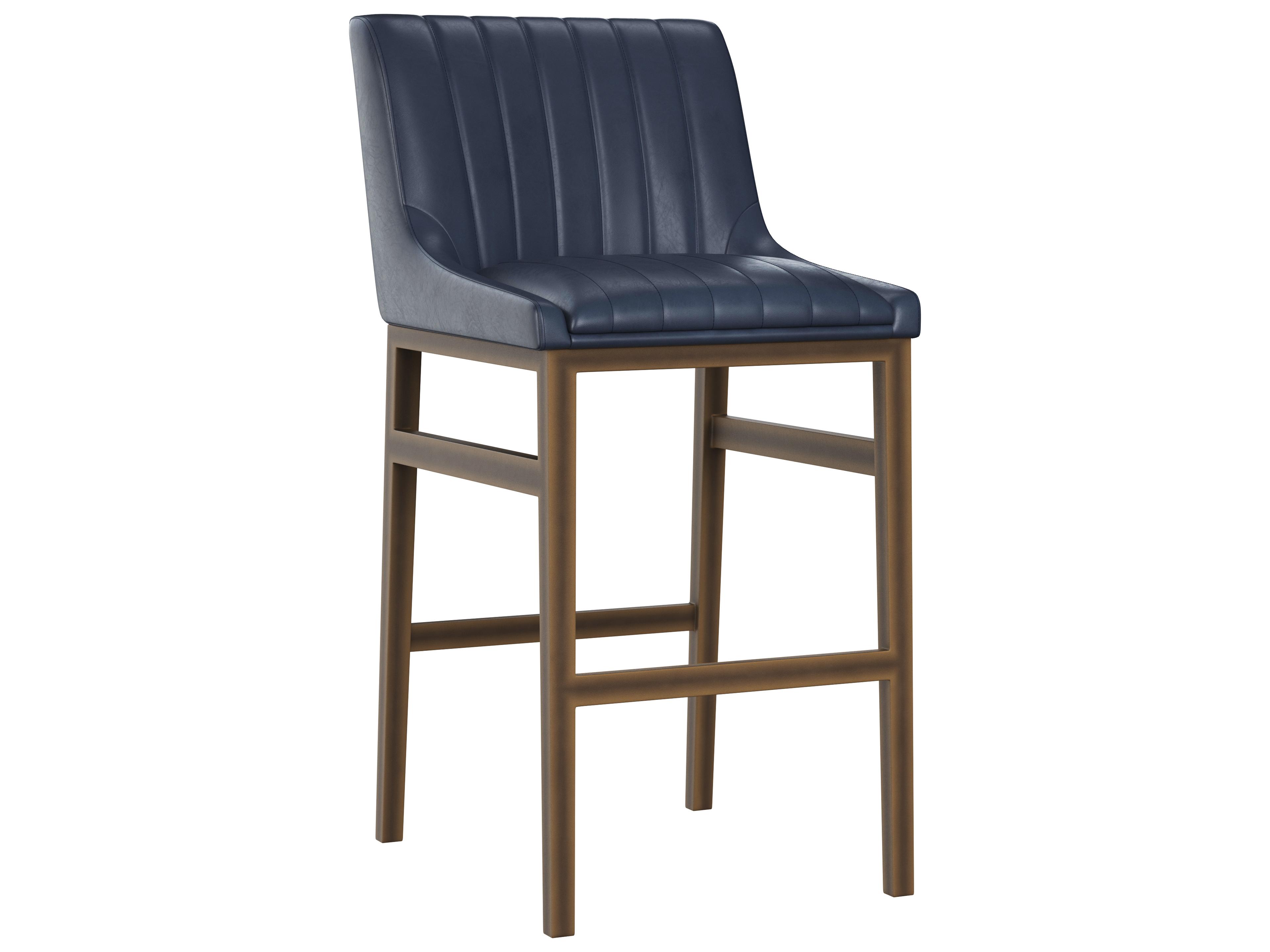 Halden Barstool in Bravo Admiral