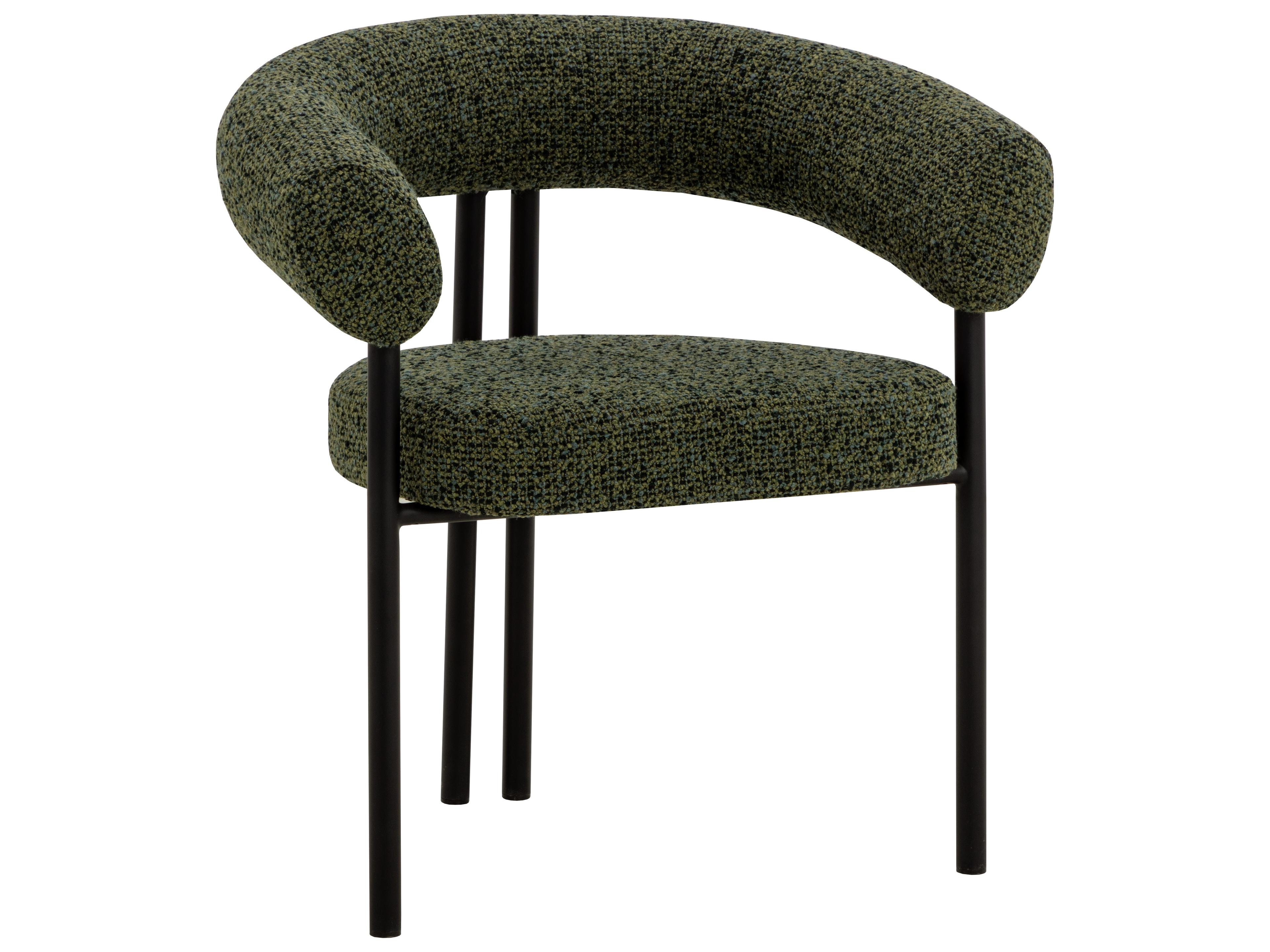 Oniva Dining Armchair in Black in Noah Meadow