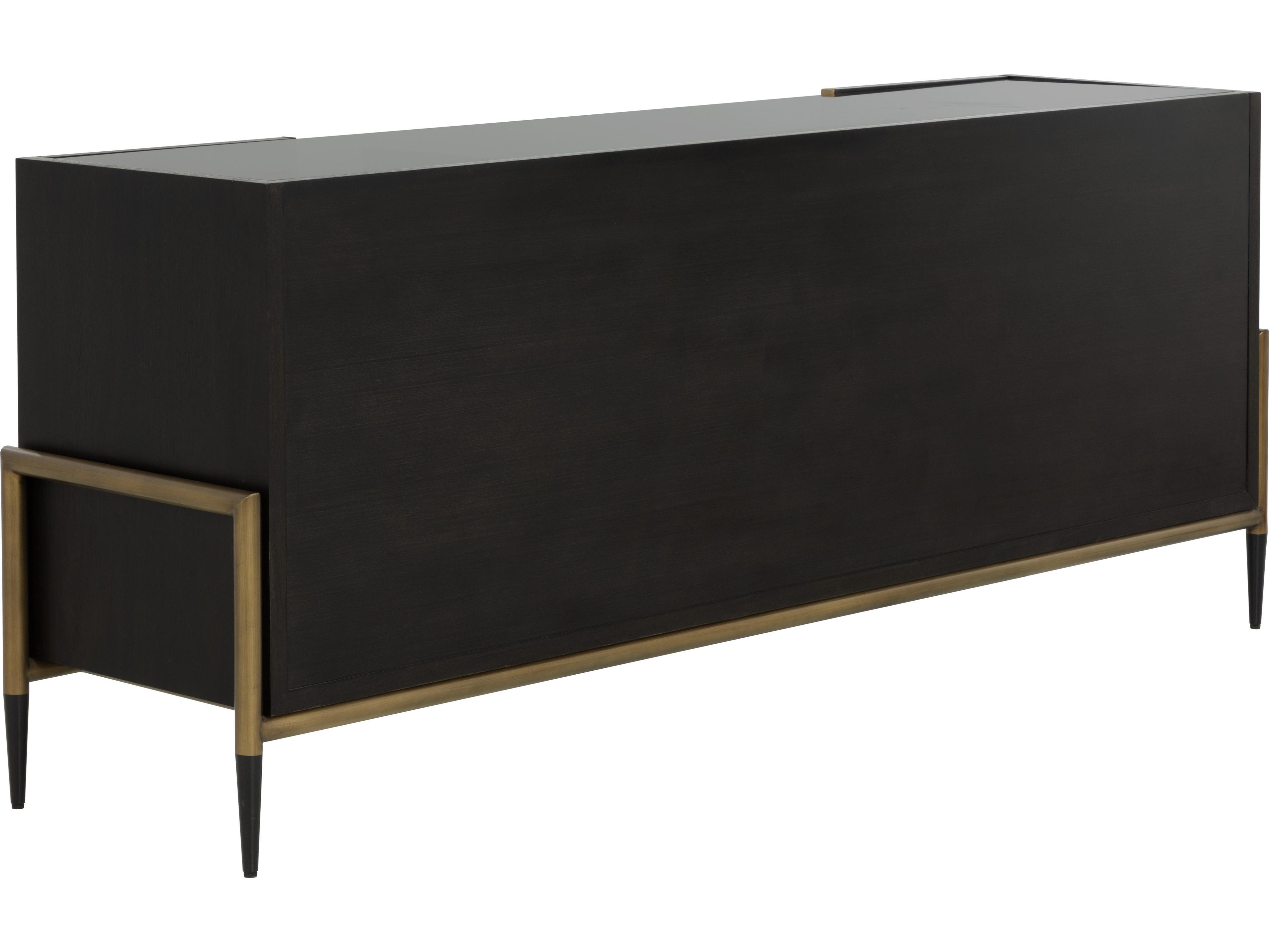 Sunpan Weldrick 76" Acacia Wood Brown Sideboard