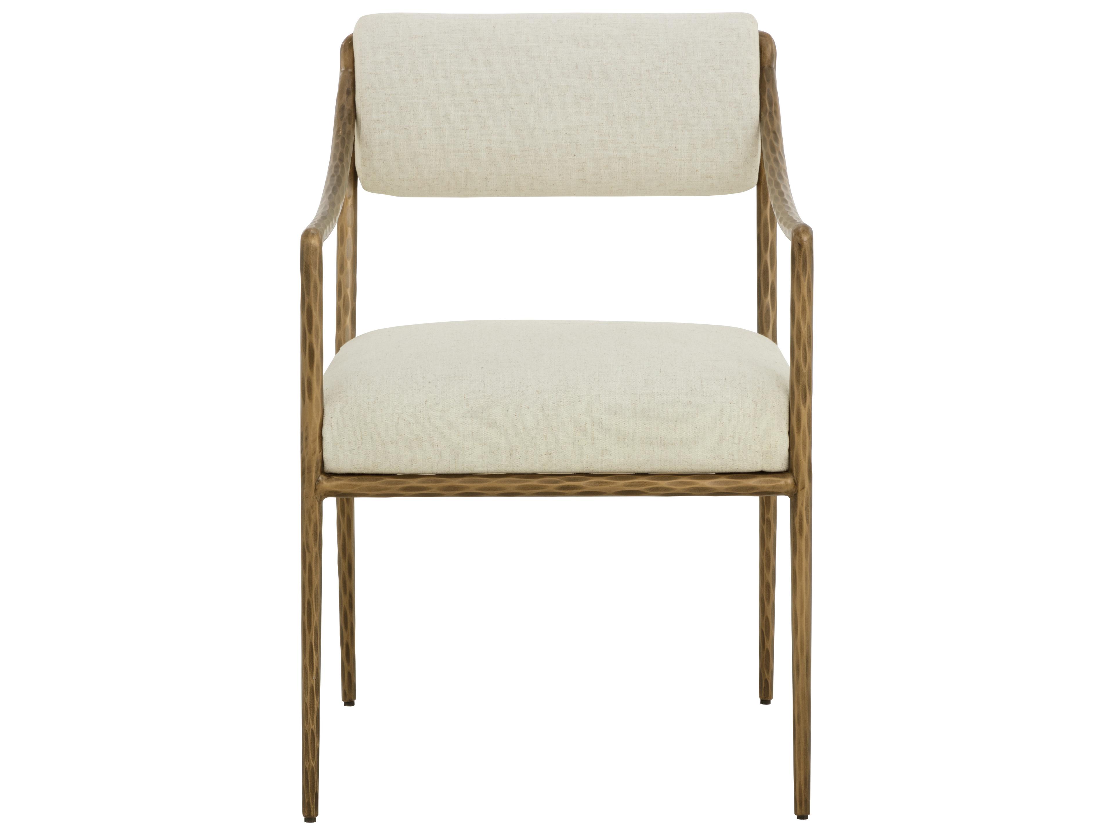 Sunpan Leticia Dining Armchair in Geralt Linen