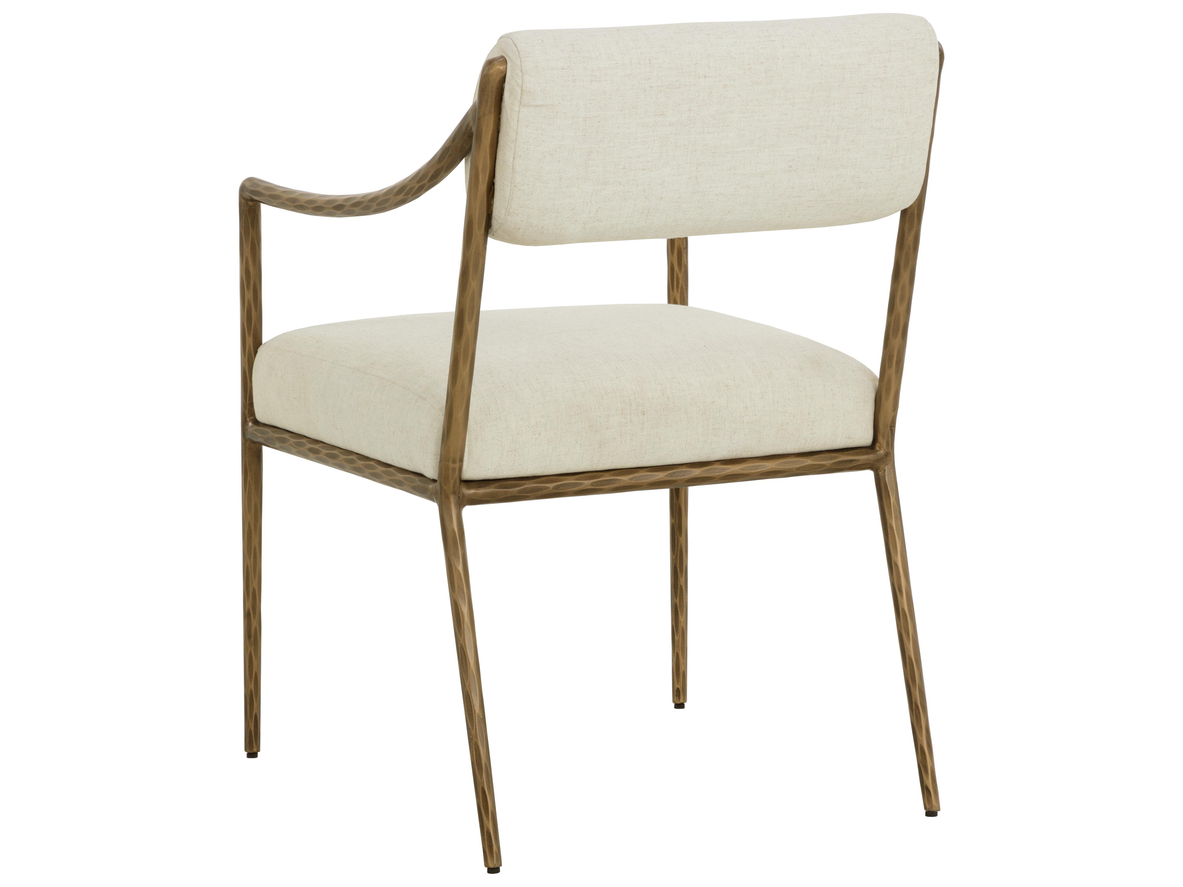 Sunpan Leticia Dining Armchair in Geralt Linen