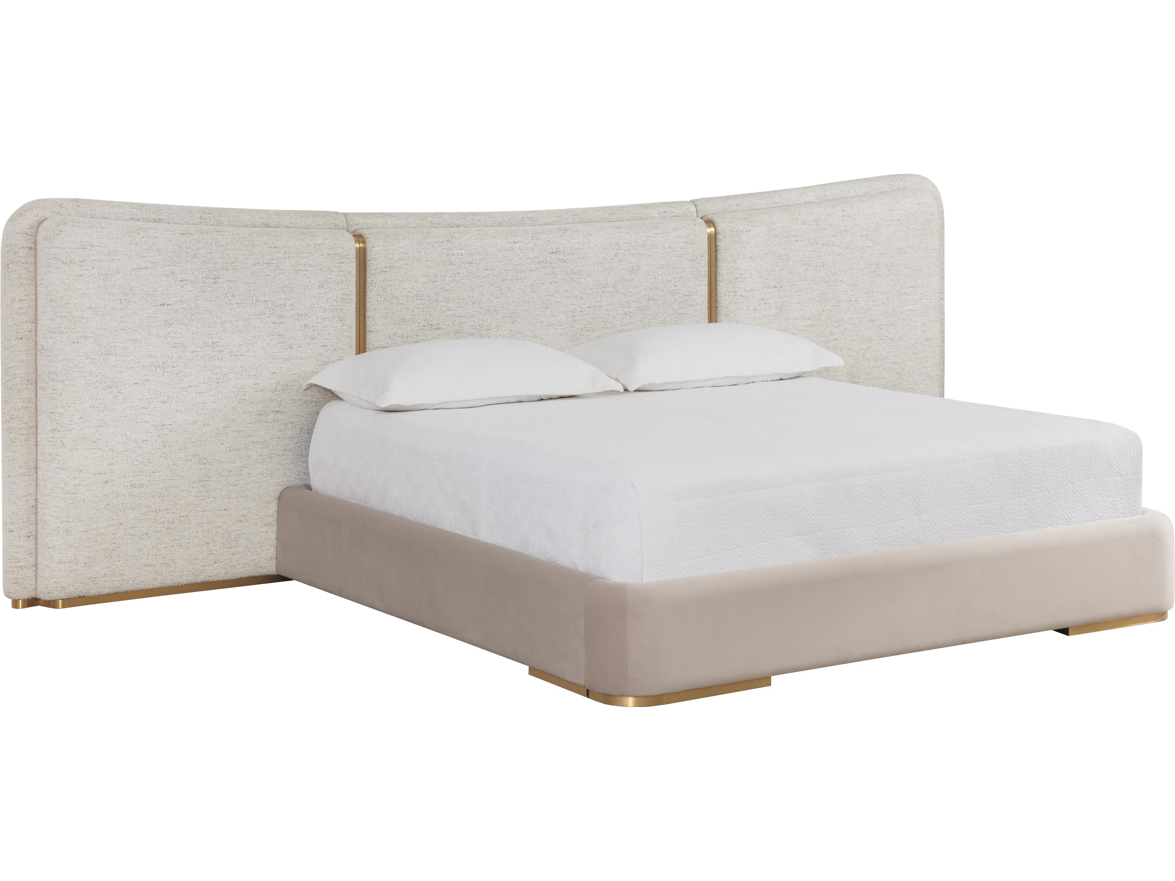 Clarimond Bed in King in Hailey Moon / Meg Taupe