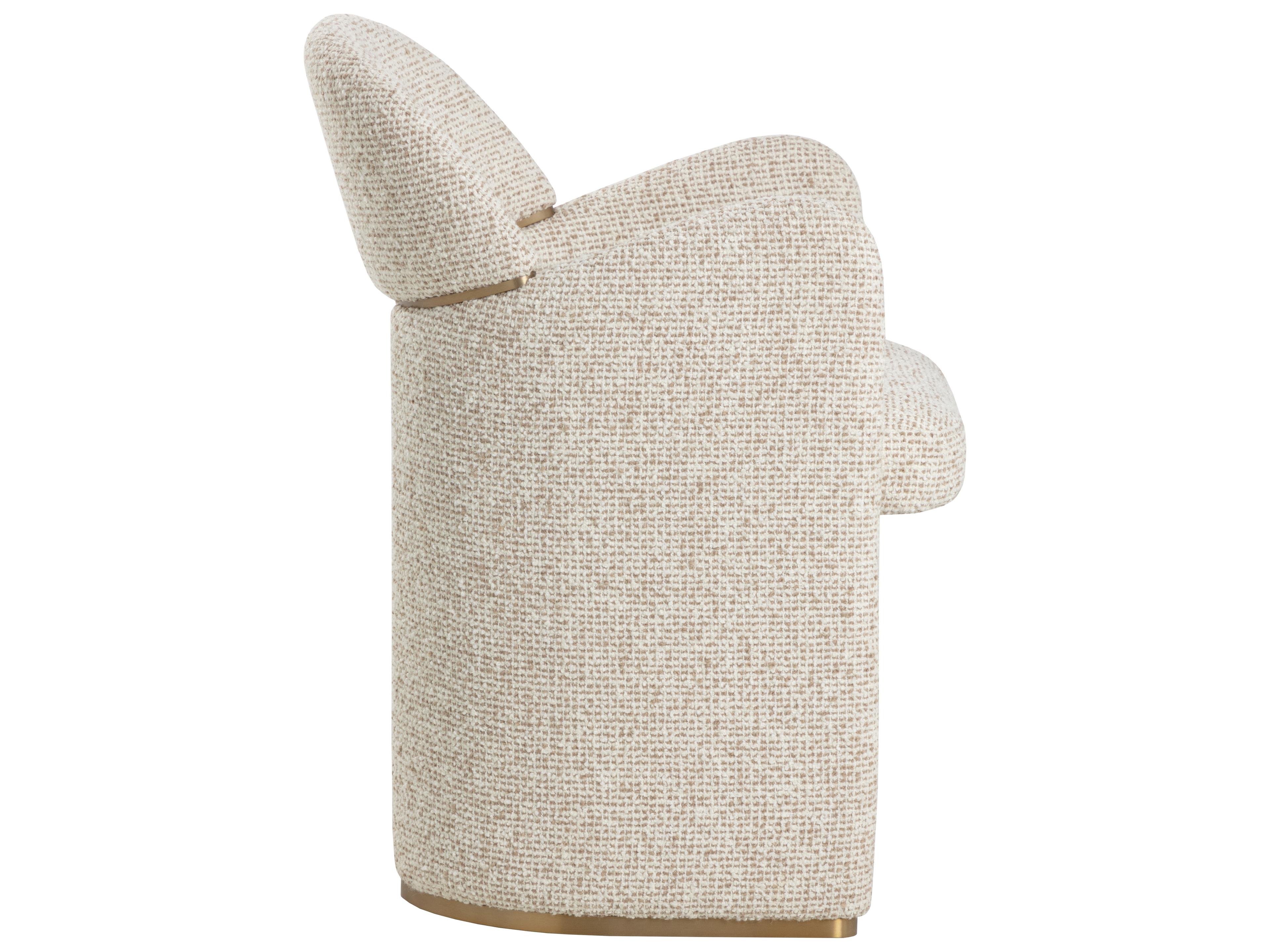 Sunpan Snowden Dining Armchair in Noah Ecru