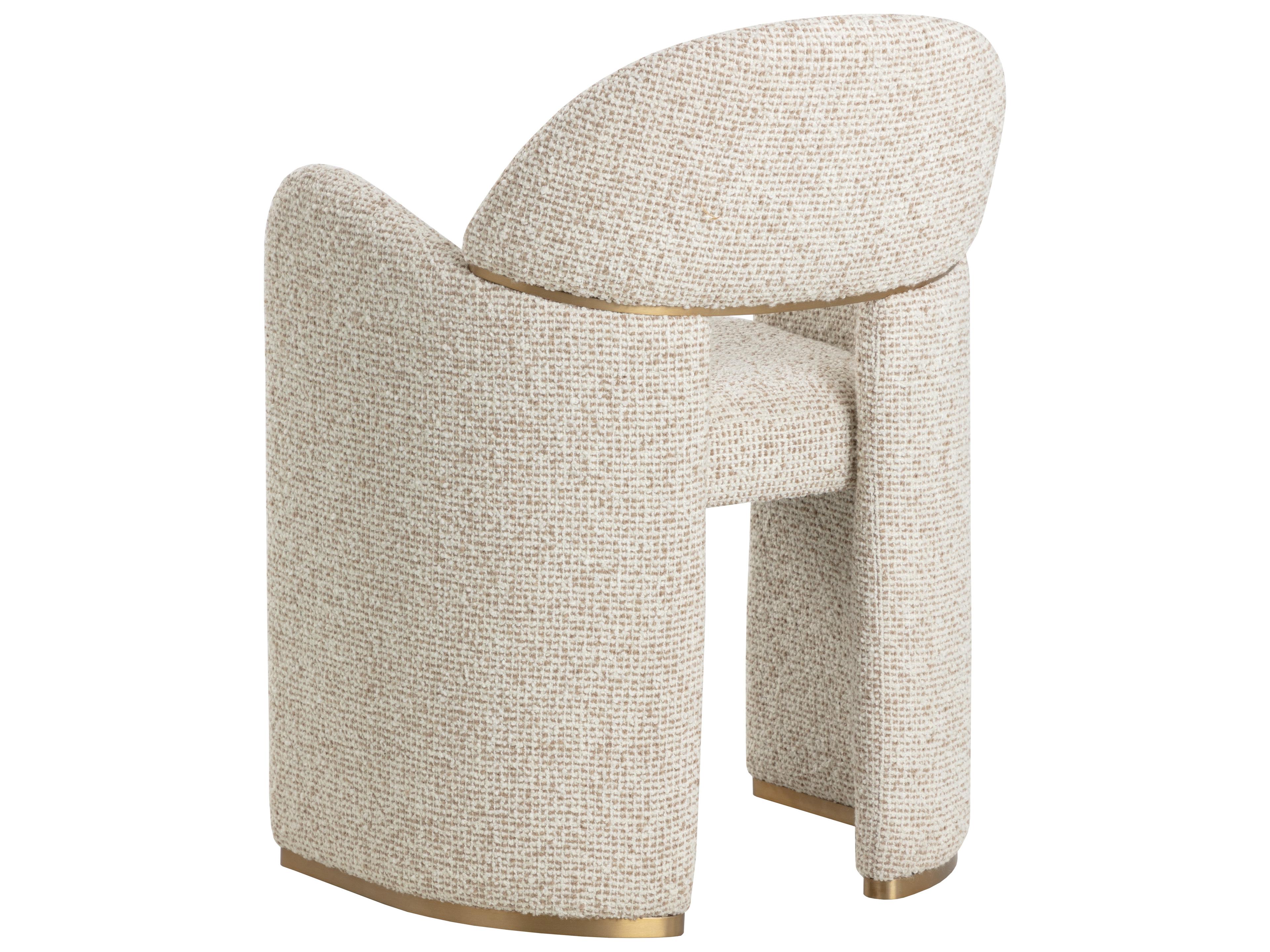 Sunpan Snowden Dining Armchair in Noah Ecru