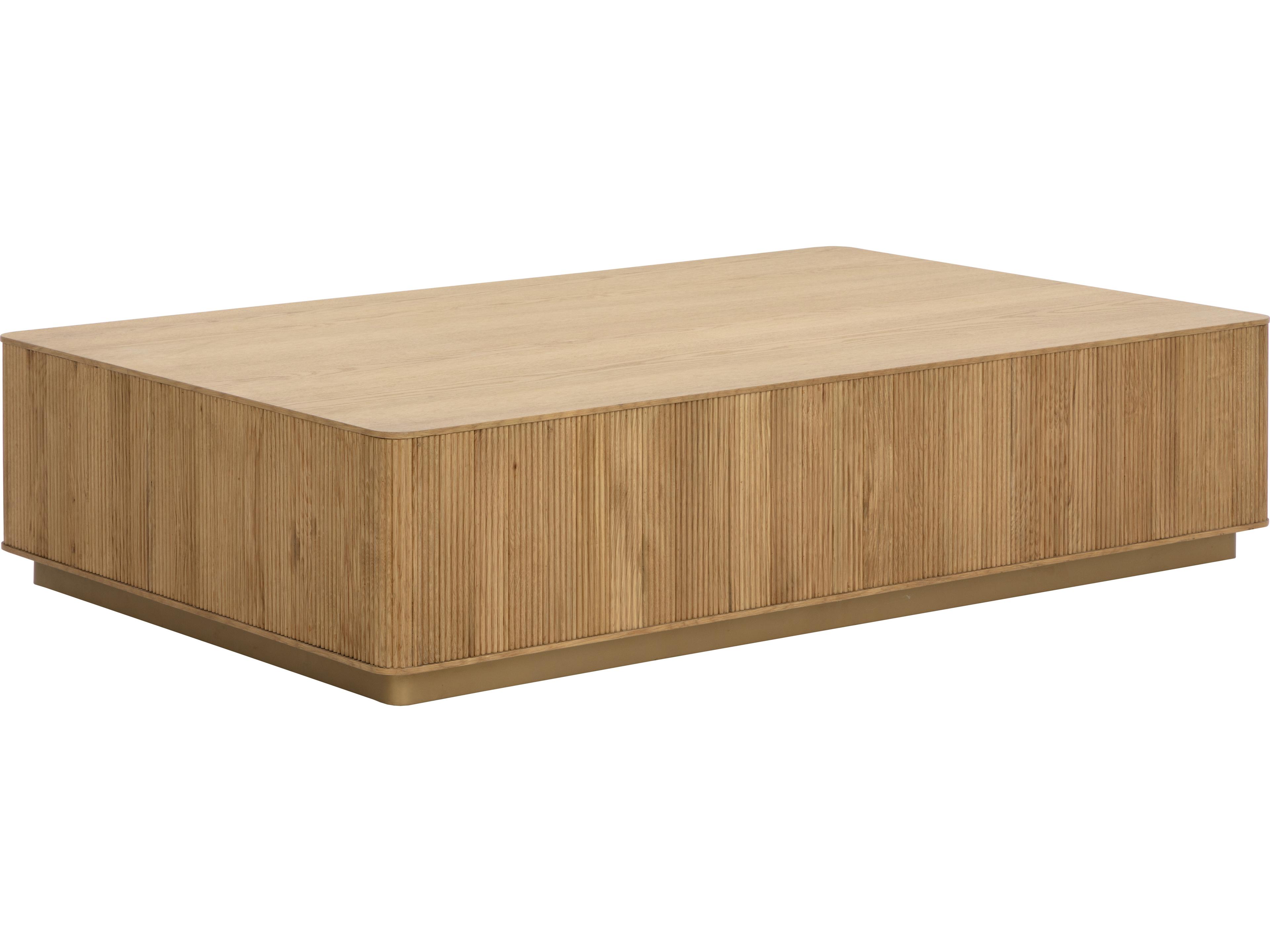 Kalla Coffee Table in Rectangular in Rustic Oak