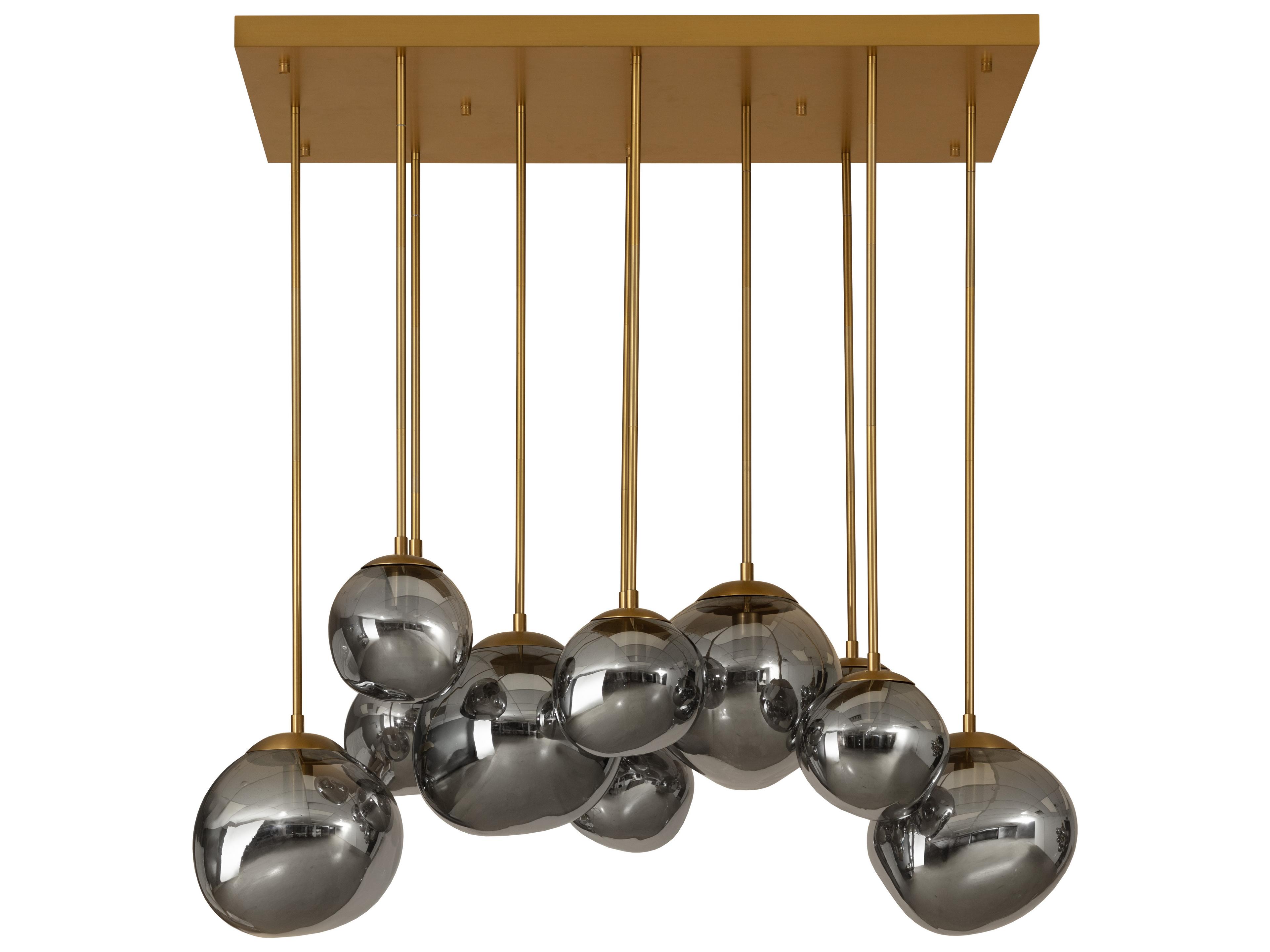 Sunpan Dionis Chandelier in Rectangular