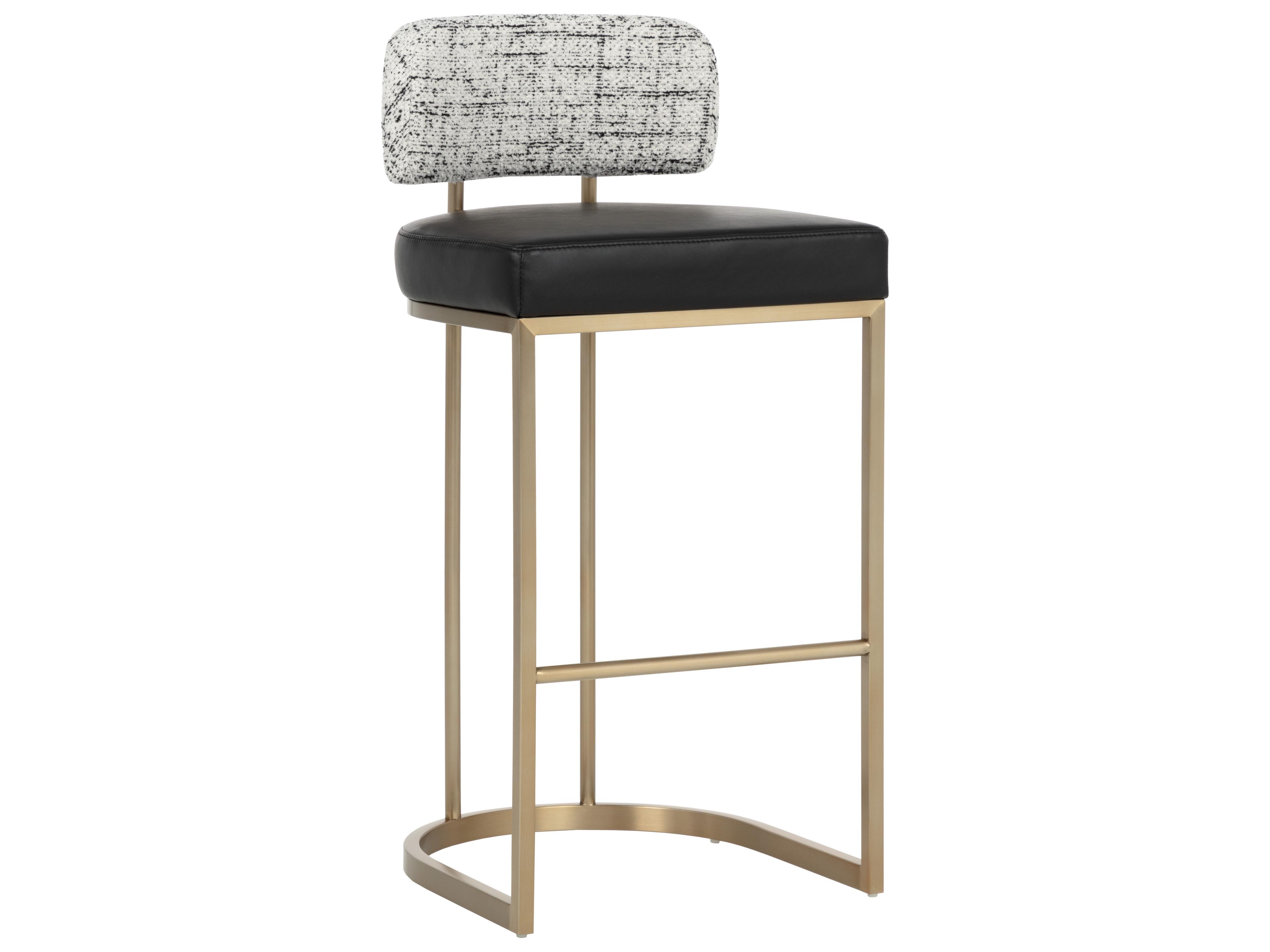 Larissa Barstool in Bravo Black / Halton Birch