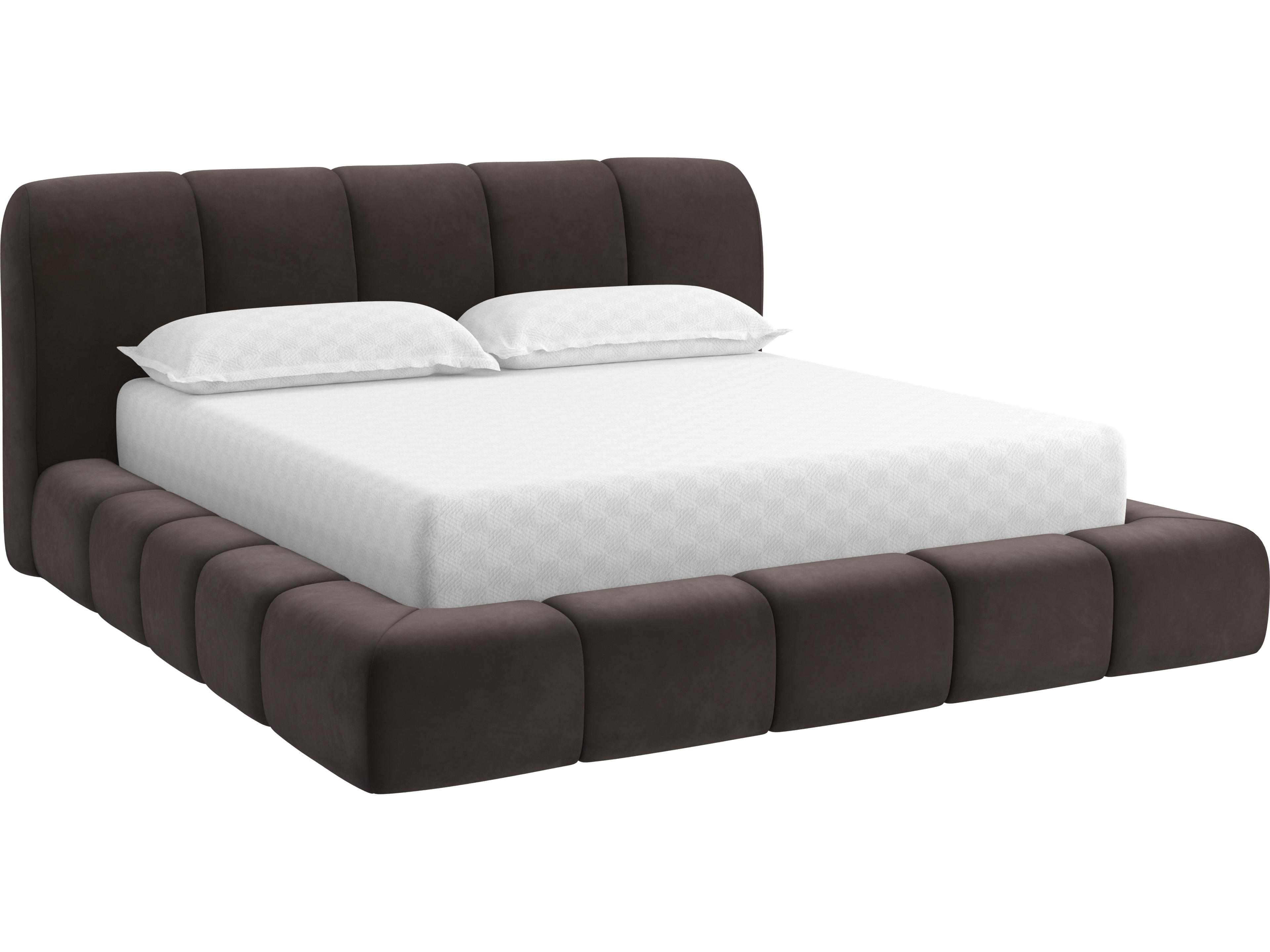 Olena Bed in King in Meg Ash