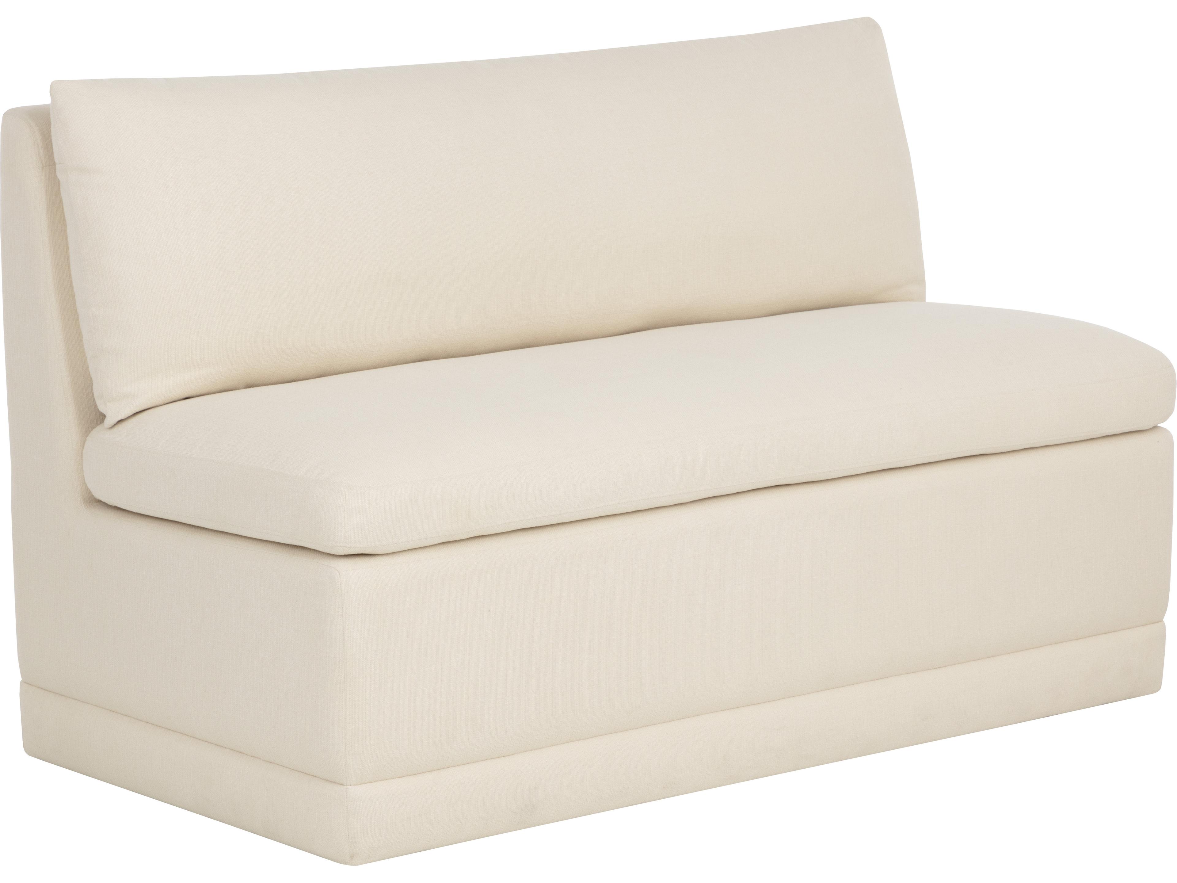 Donatella Banquette in Zenith Alabaster