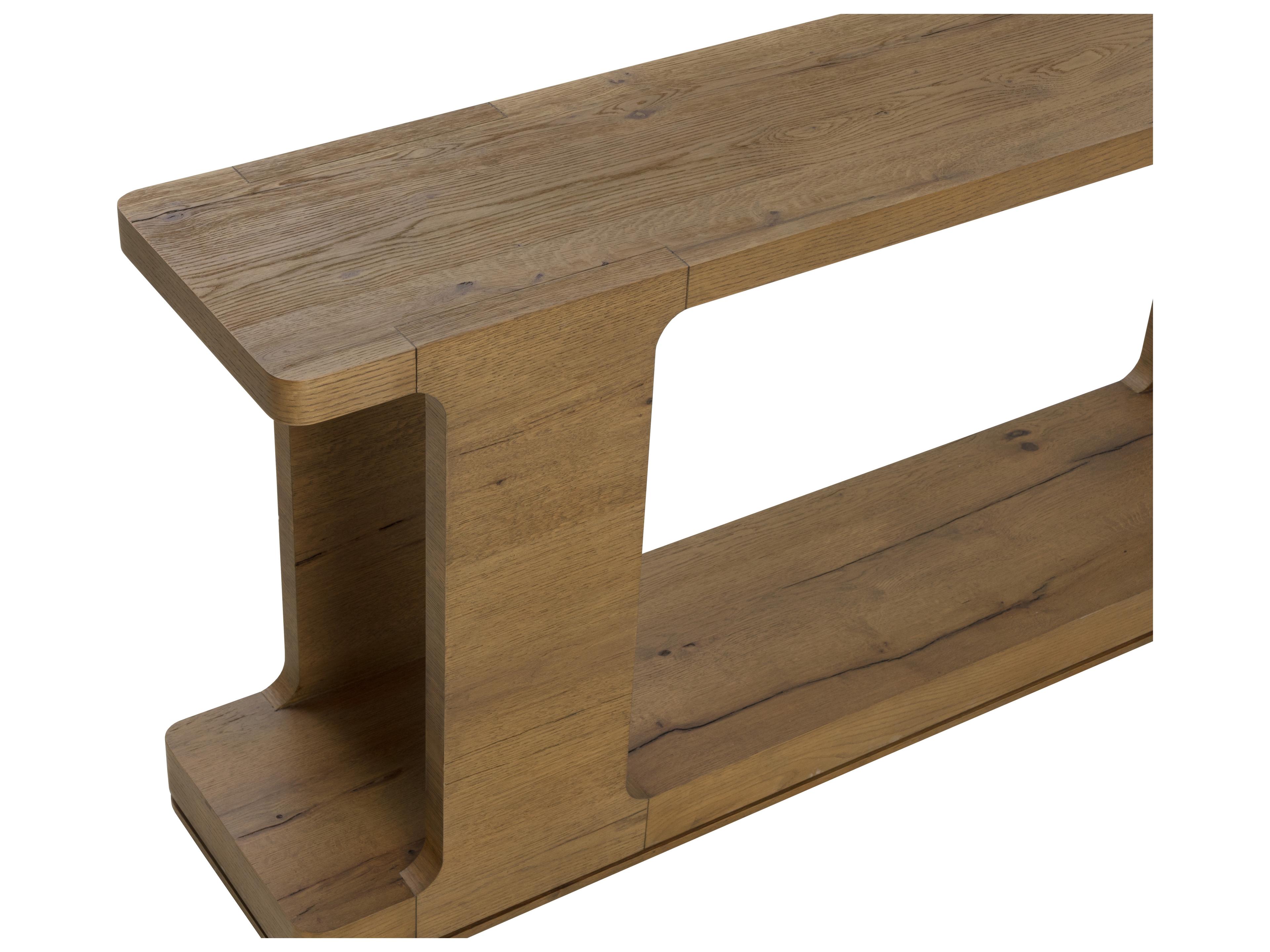 Sunpan Hercules Console Table in Honey Grey