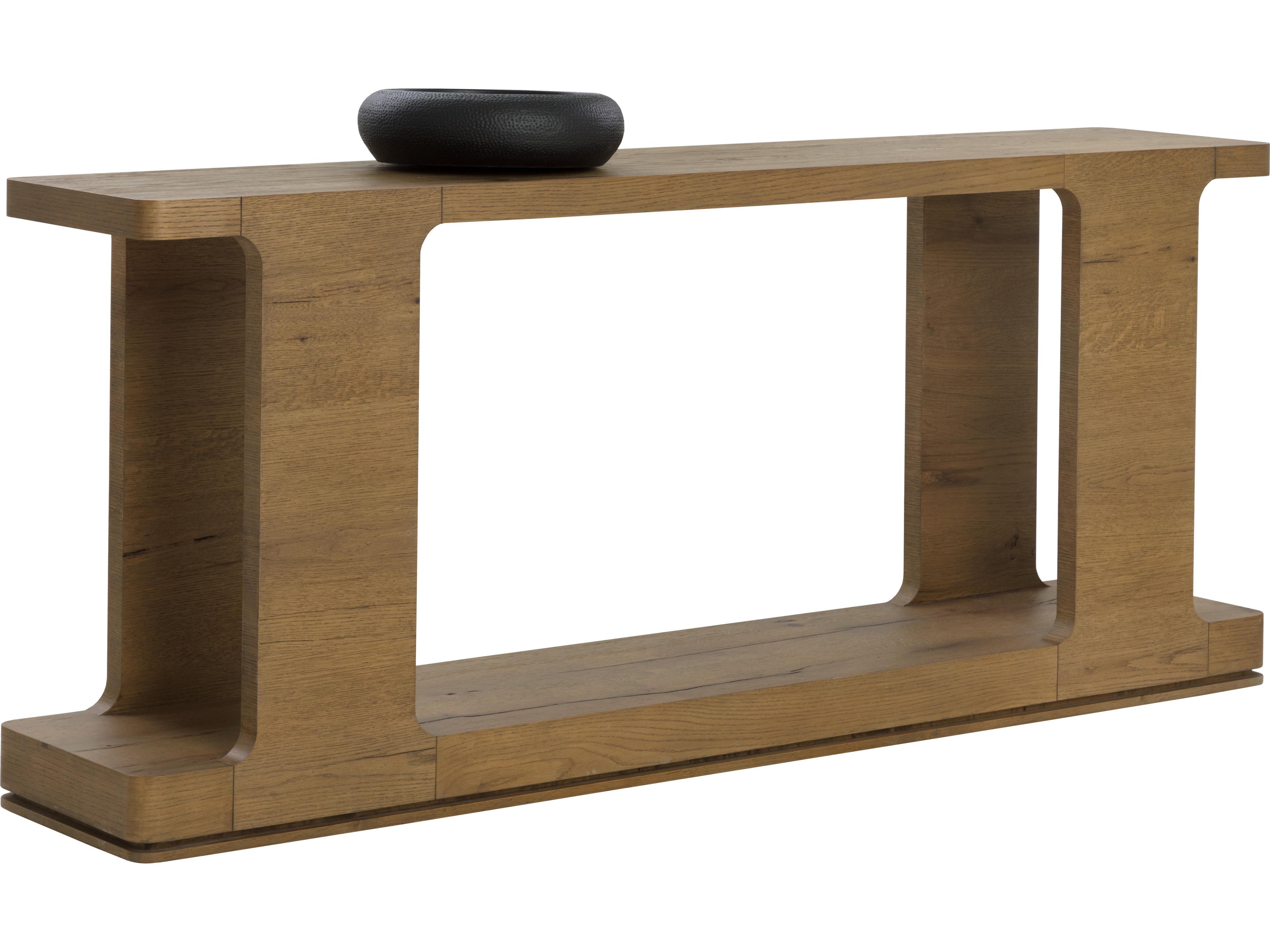 Hercules Console Table in Honey Grey