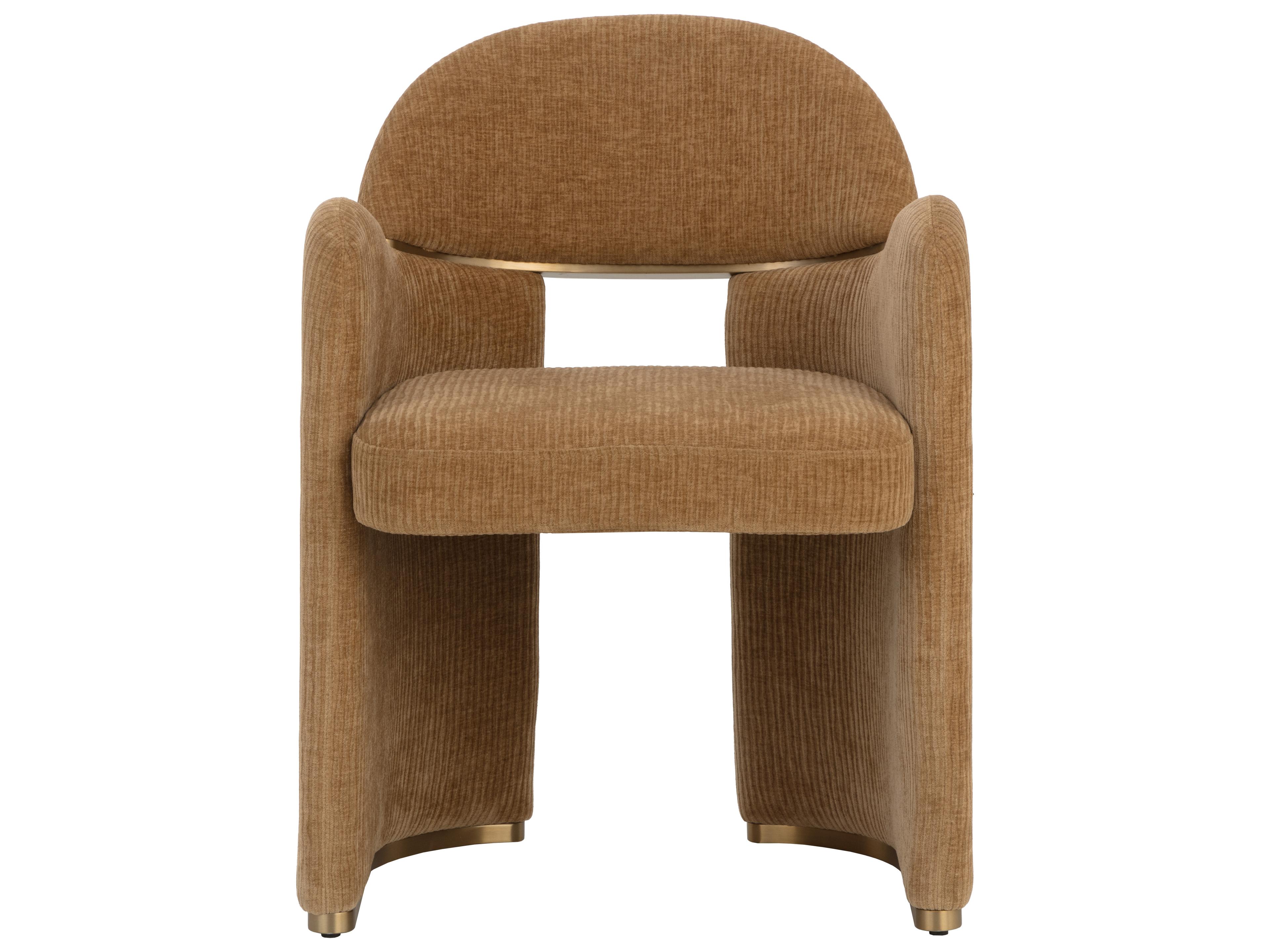 Sunpan Snowden Dining Armchair in Opera Butterscotch