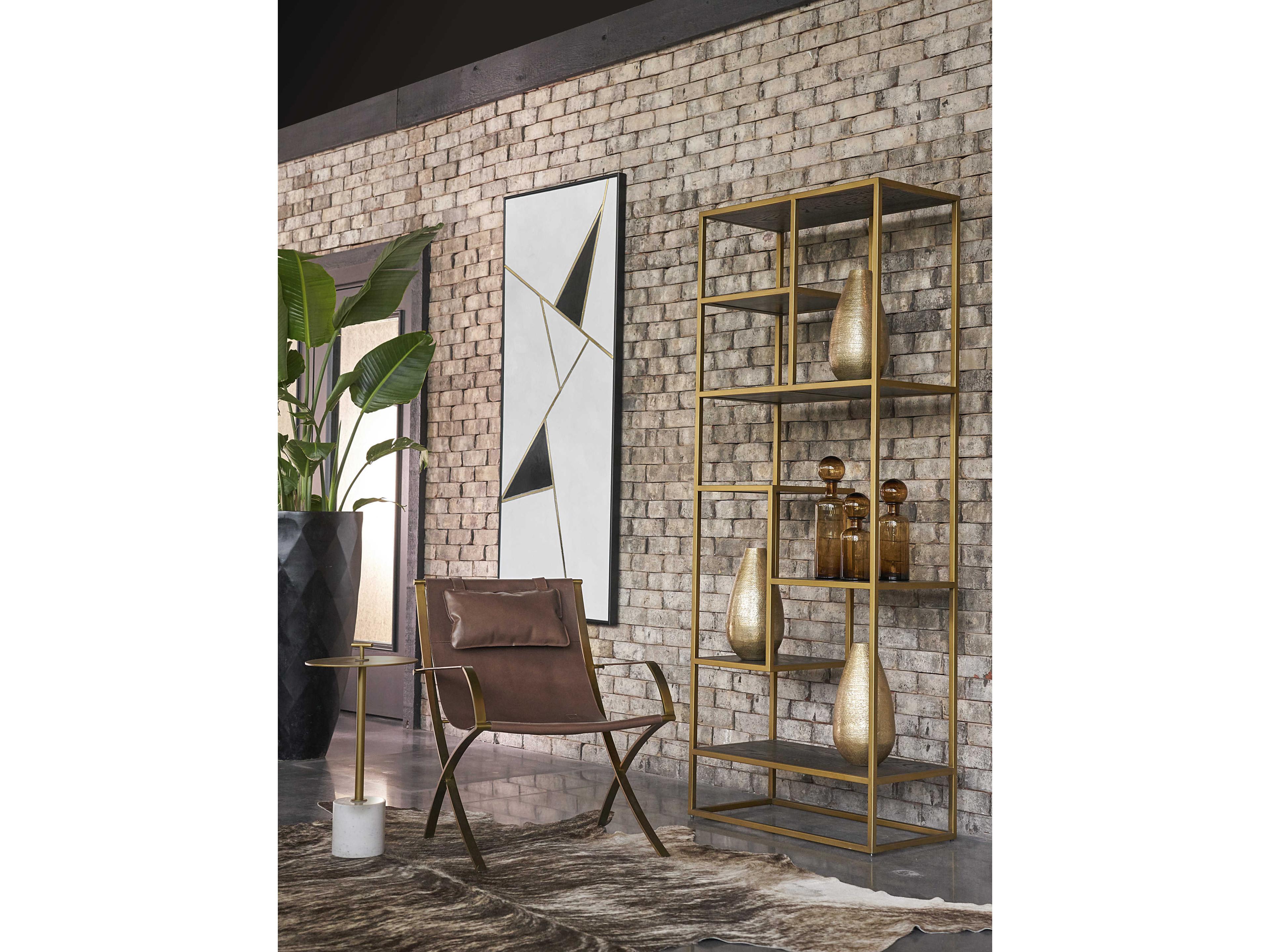 Sunpan Geometric Relation Canvas Wall Art