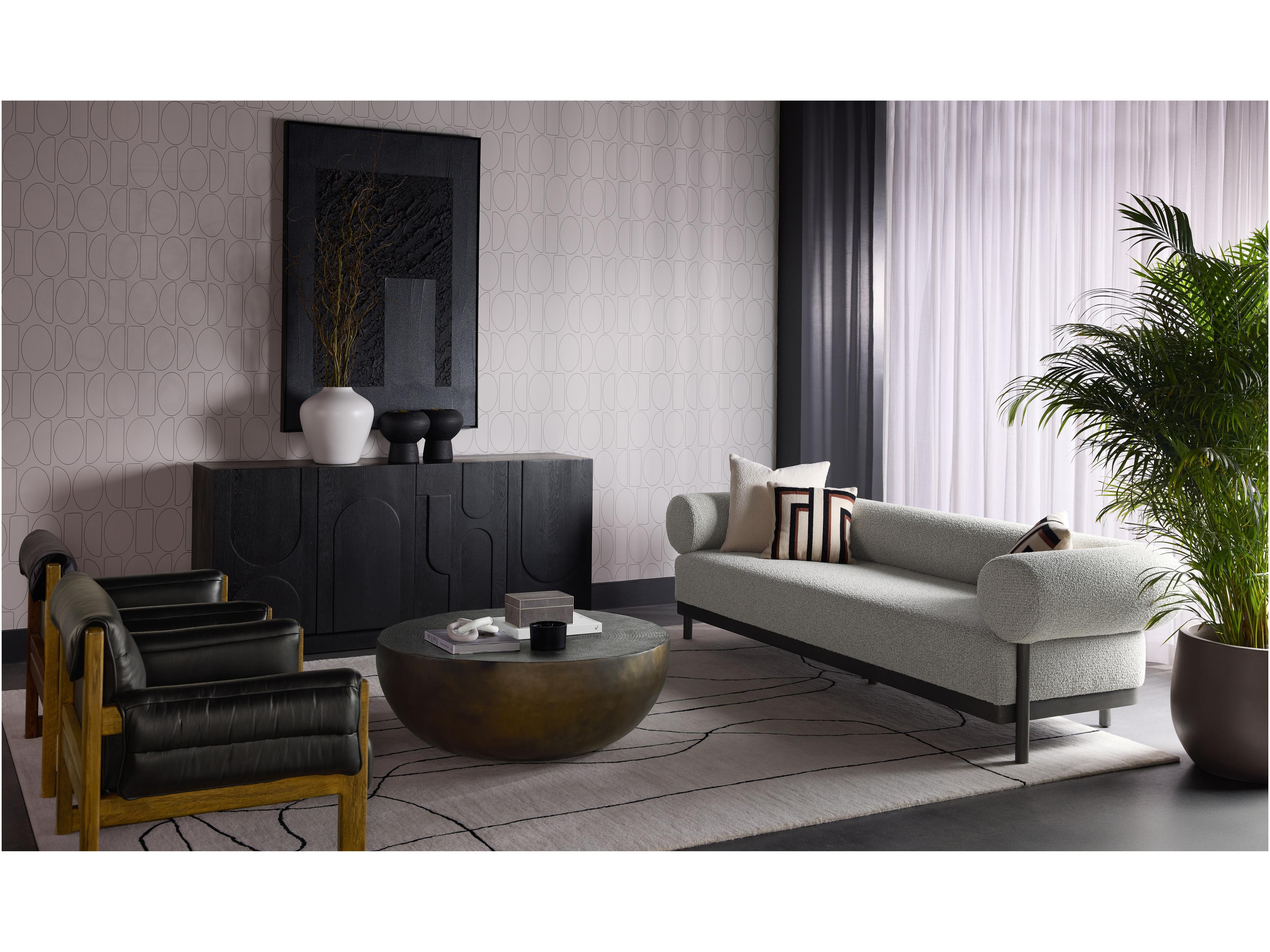 Sunpan Shadow Work in 40" X 60" in Black Floater Frame