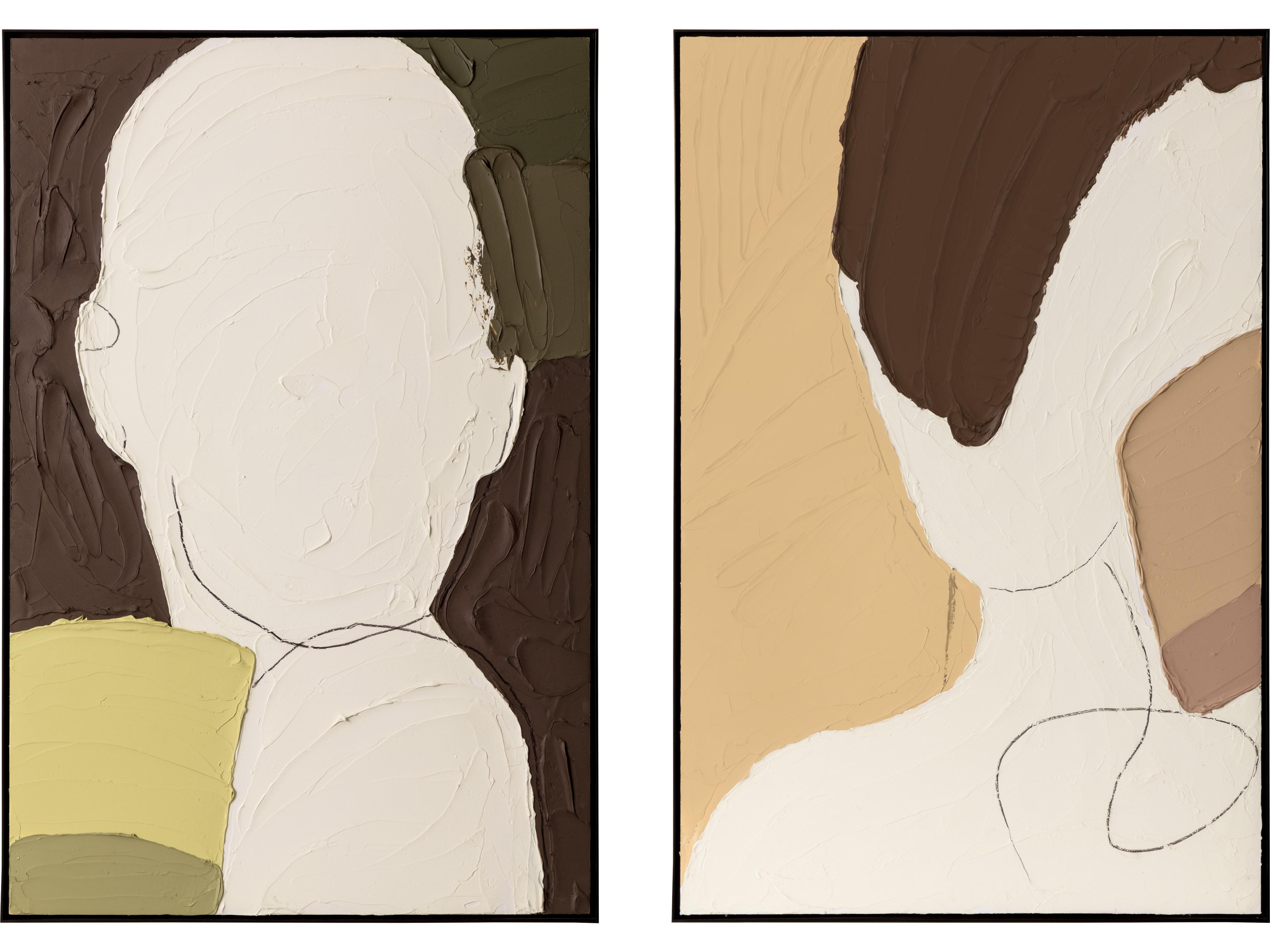 Sunpan Strike A Pose I in 40" X 60" in Black Floater Frame