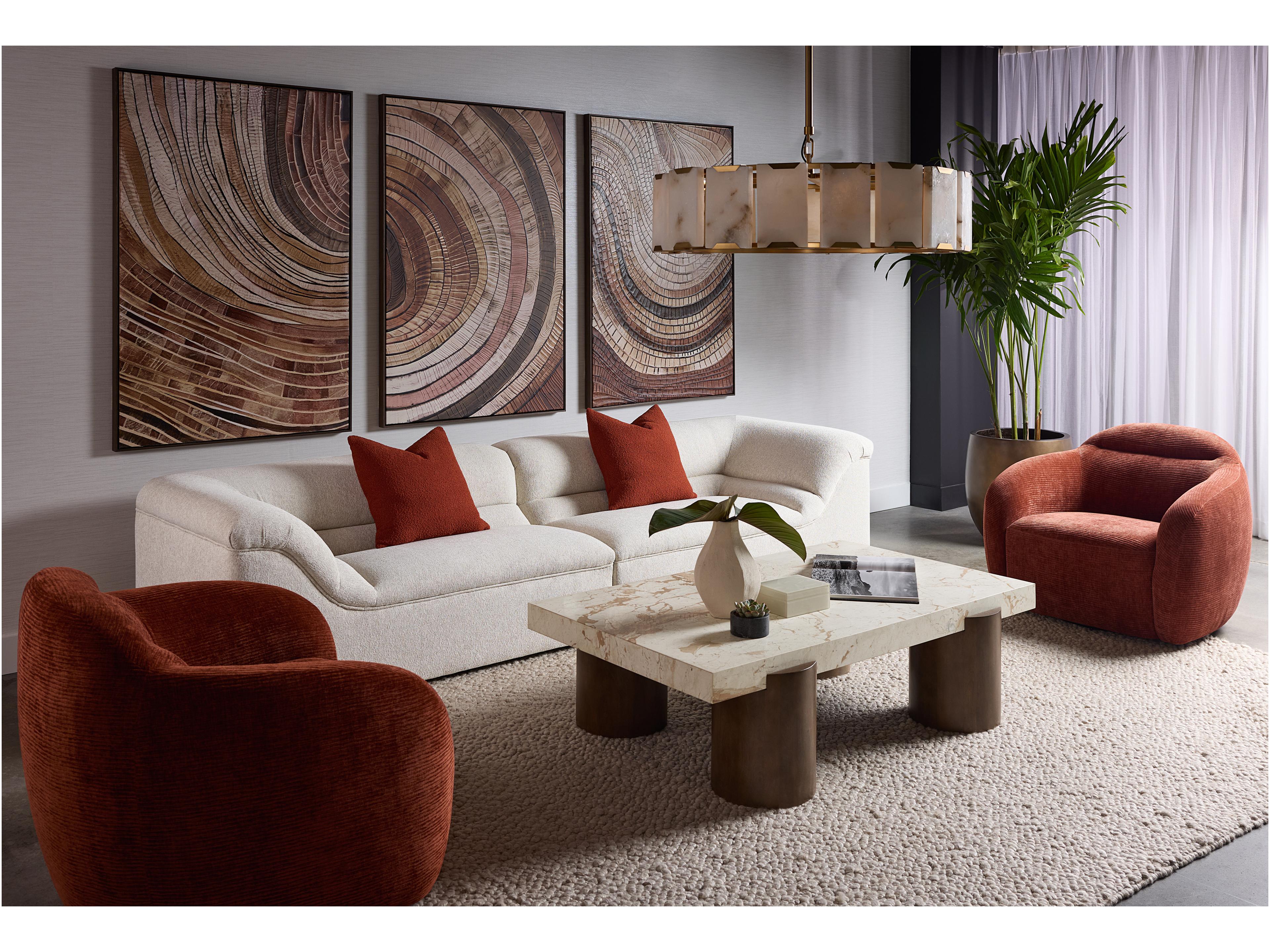 Sunpan Turning Point I in 40" X 60" in Bronze Floater Frame