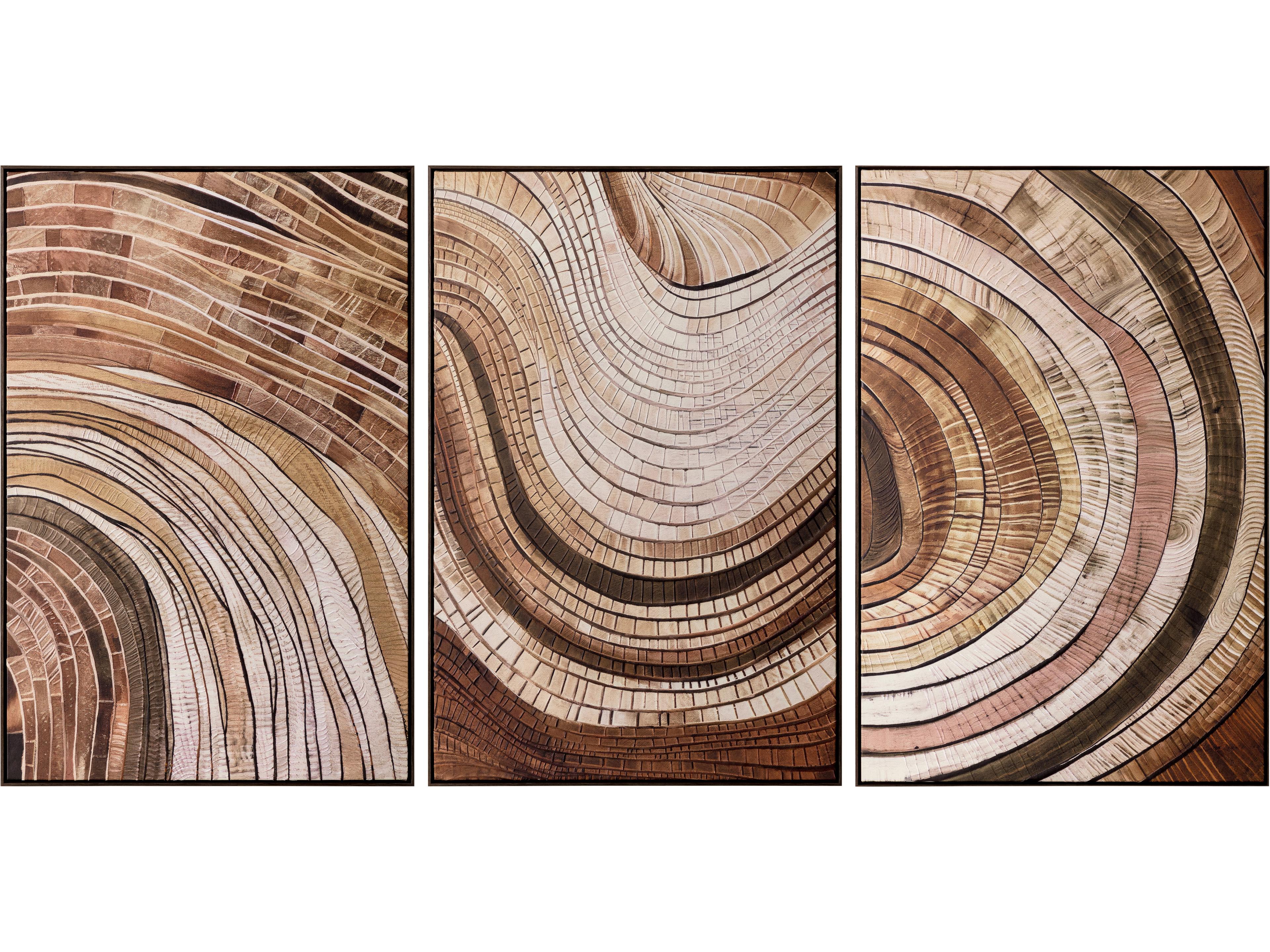 Turning Point Ii in 40" X 60" in Bronze Floater Frame