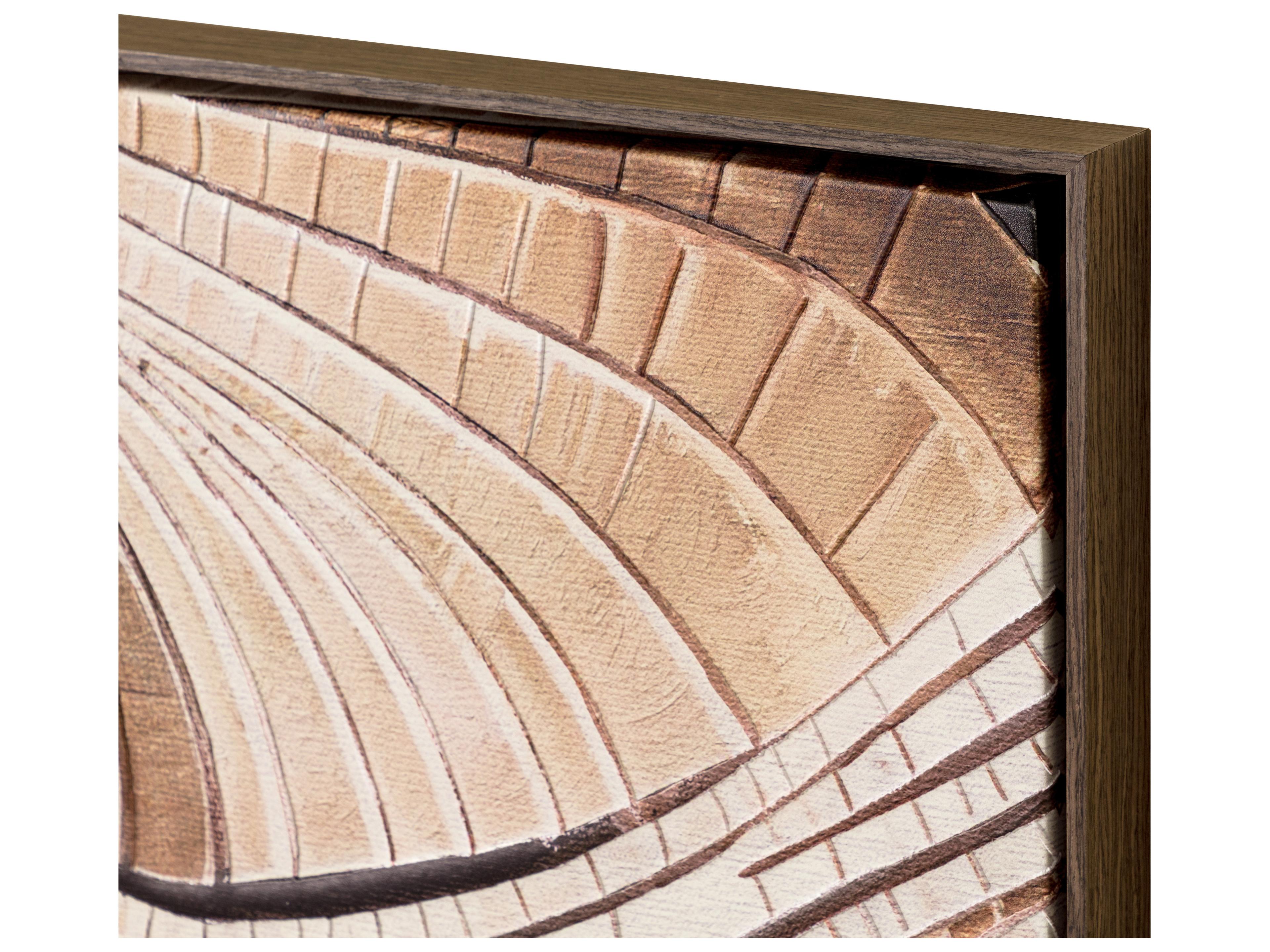 Sunpan Turning Point Ii in 40" X 60" in Bronze Floater Frame