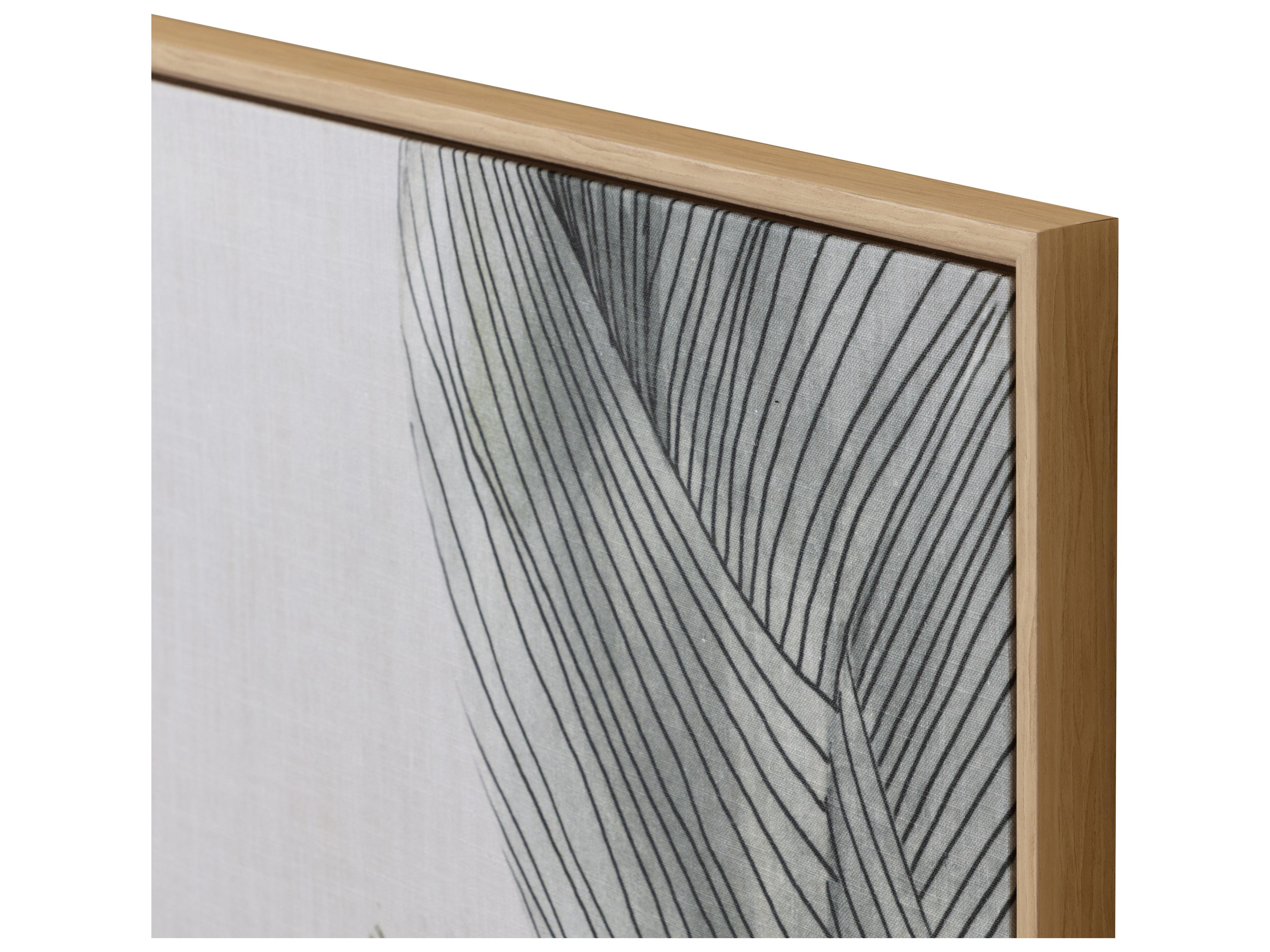 Sunpan Bloom And Flow (Set Of 2) in 30" X 60" in Natural Floater Frame