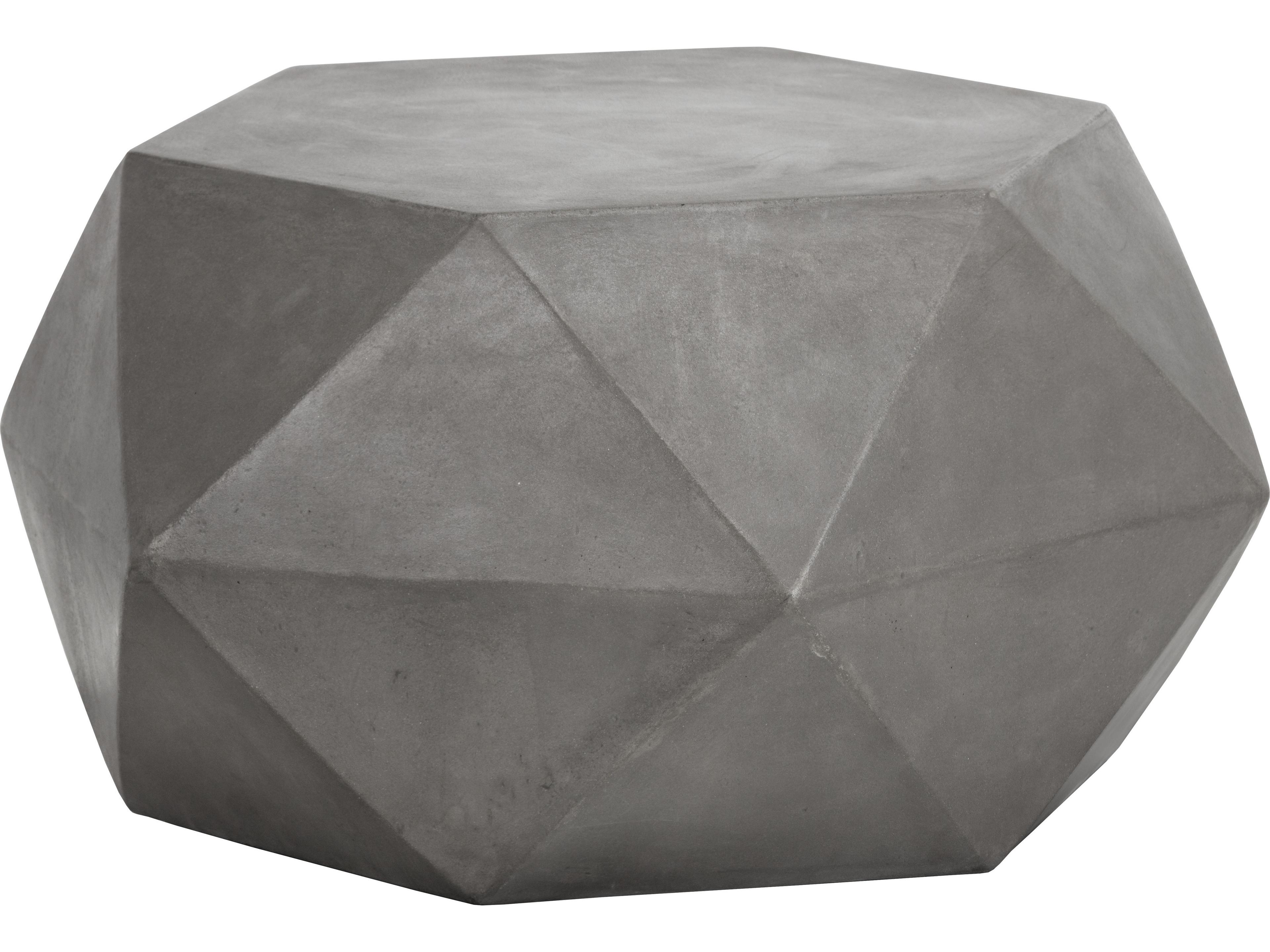 MIXT Constance Concrete Grey Hexagon Coffee Table