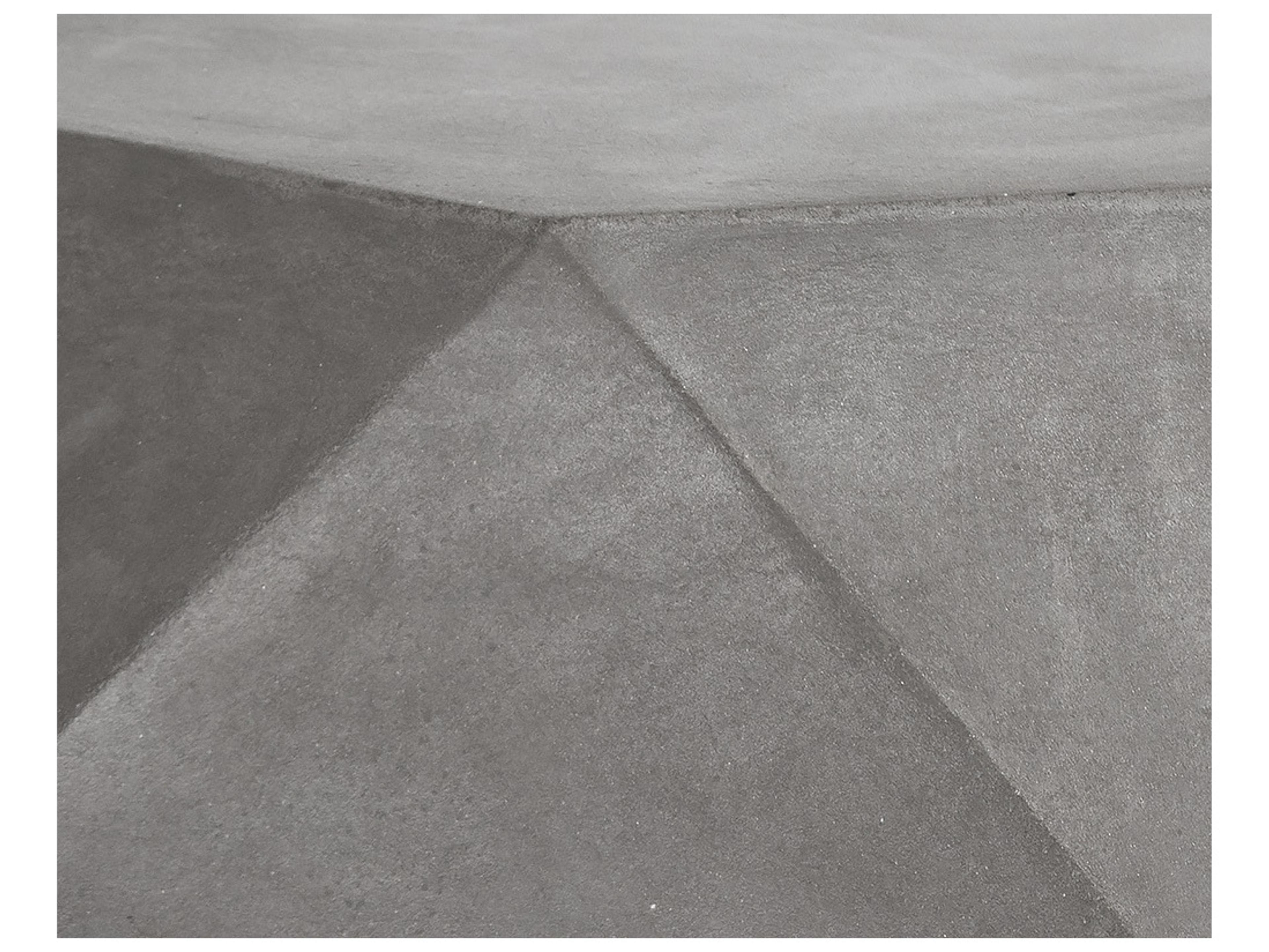 Sunpan Outdoor MIXT Constance Concrete Grey Hexagon Coffee Table