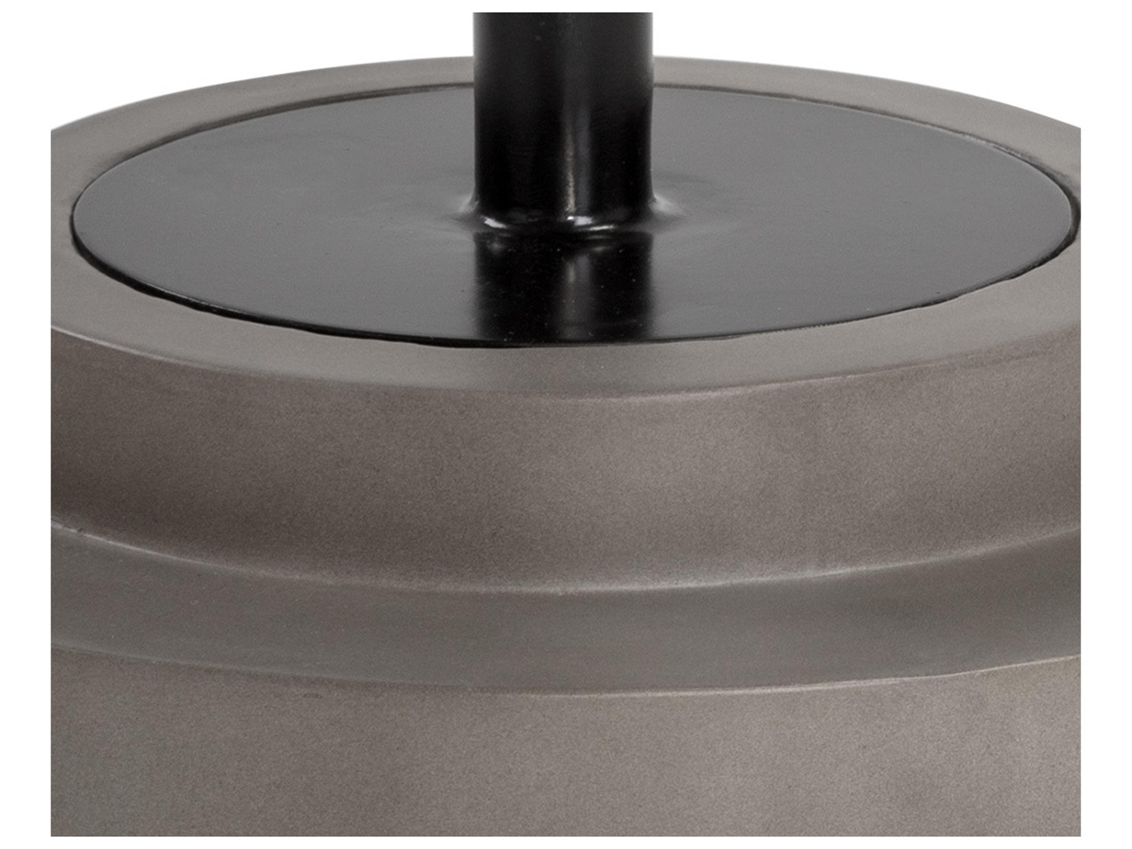 Sunpan Outdoor Solterra Marlowe Concrete Grey Round Bistro Table